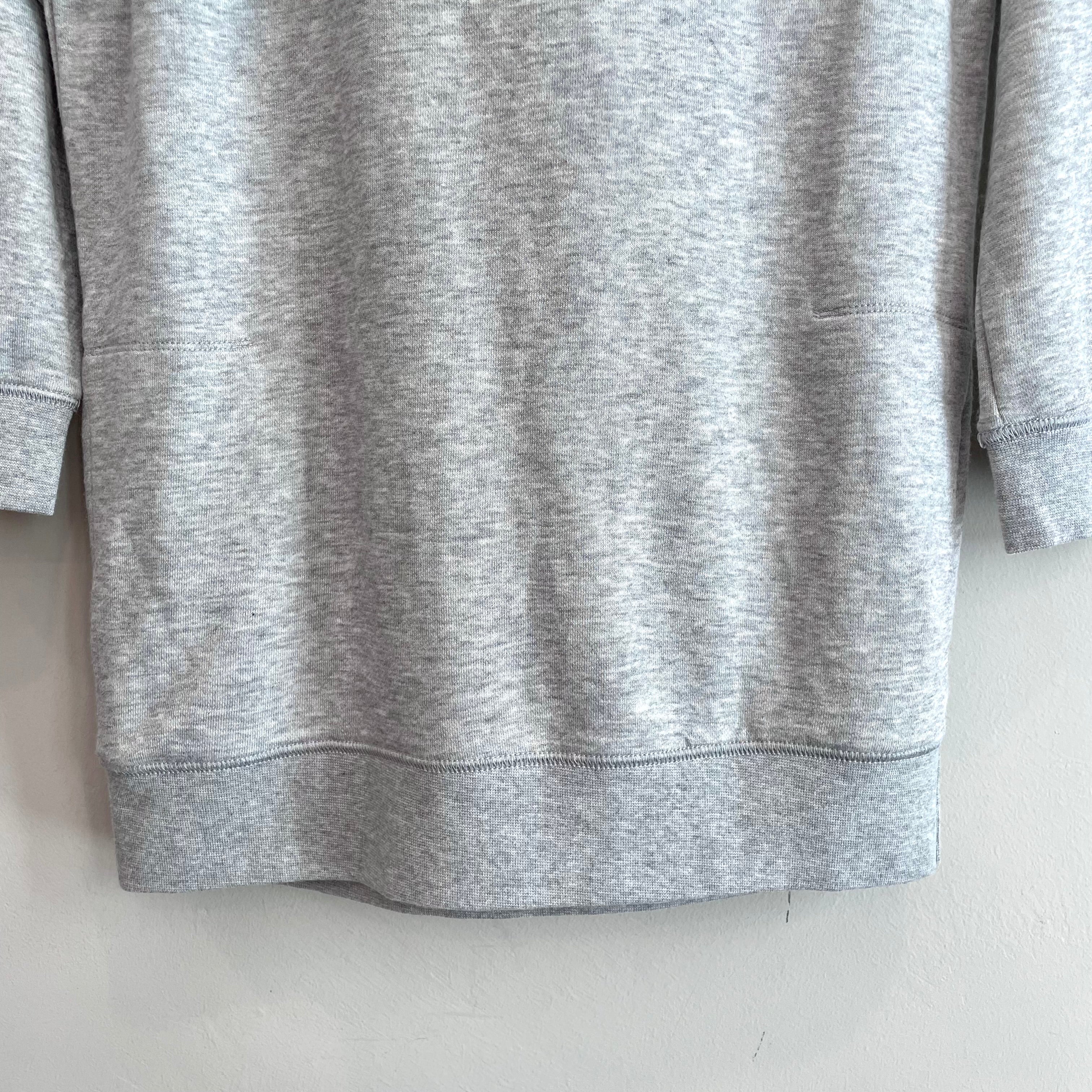 Hooded 3/4 Sleeve Sweatshirt