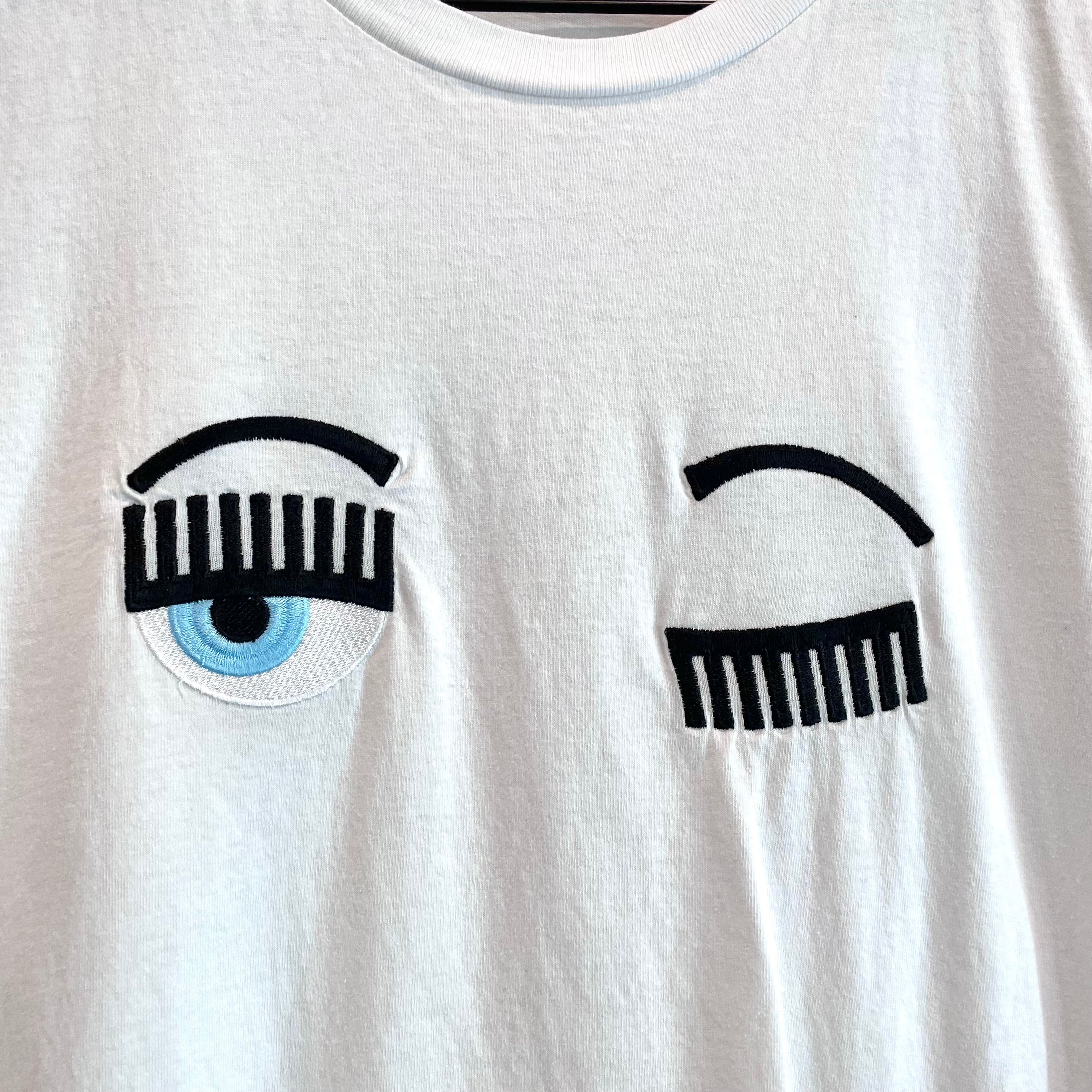 Embroidered Flirty Eye Tee