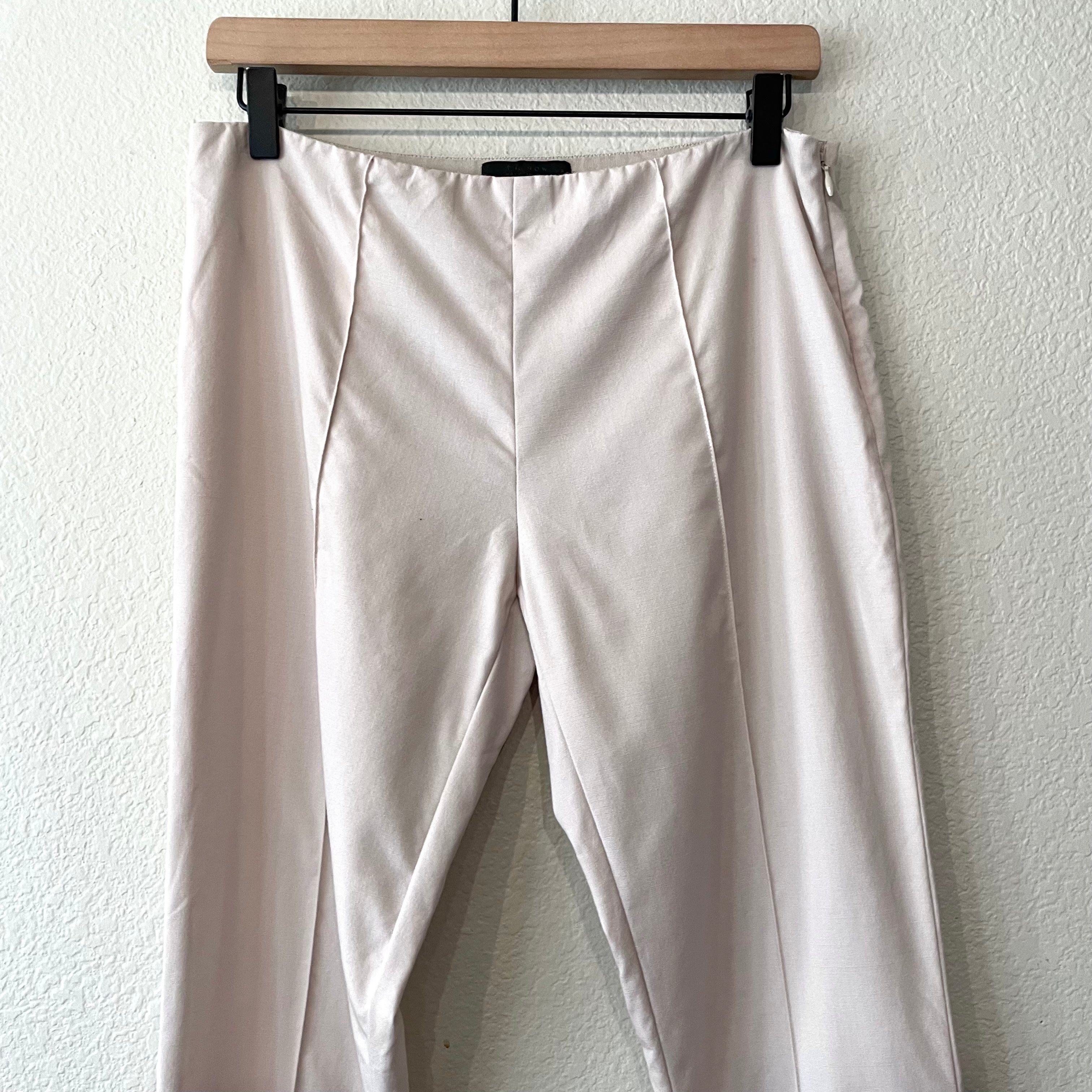 Seam Crop Slim Pants