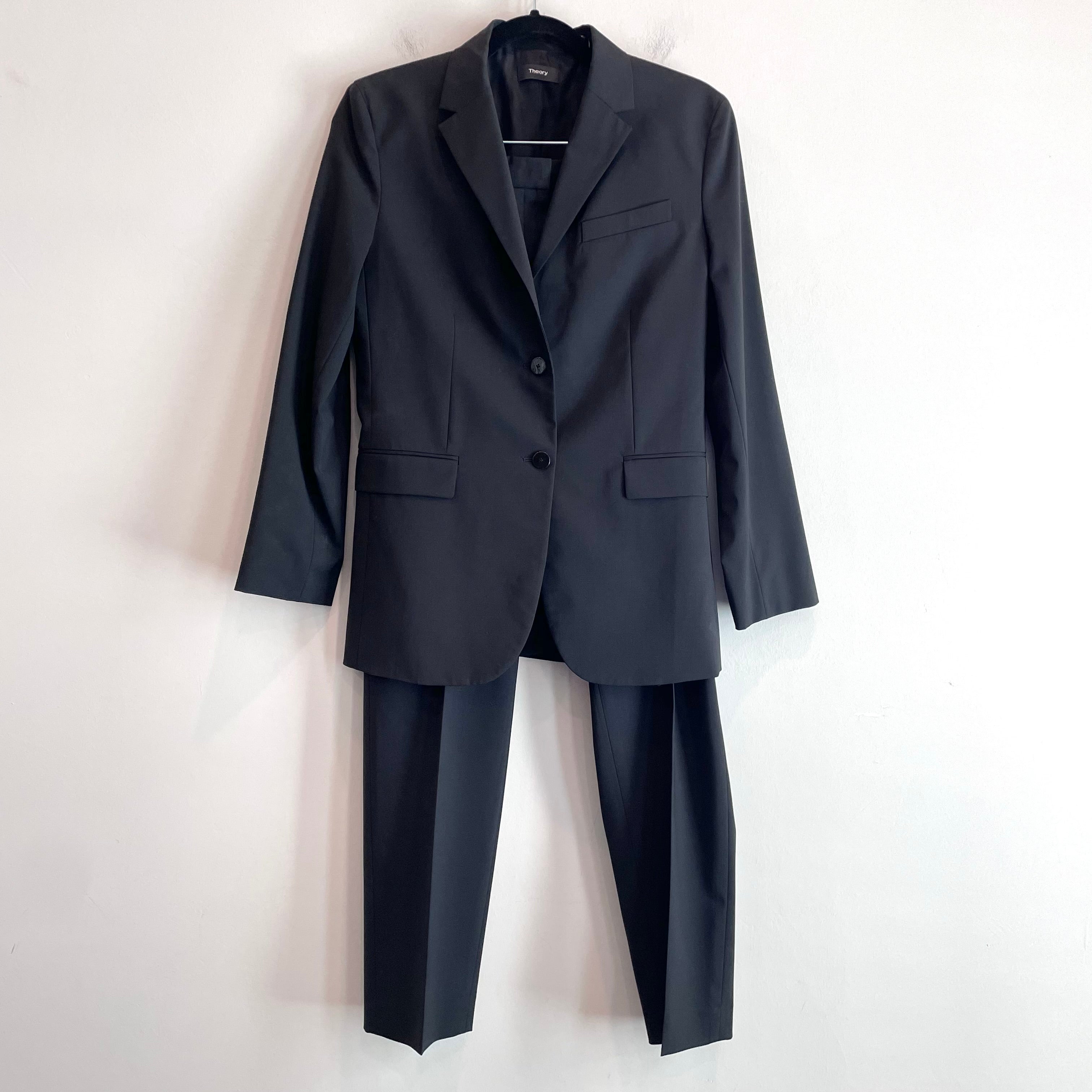 Blazer Tailored Trouser Pant Suit Set