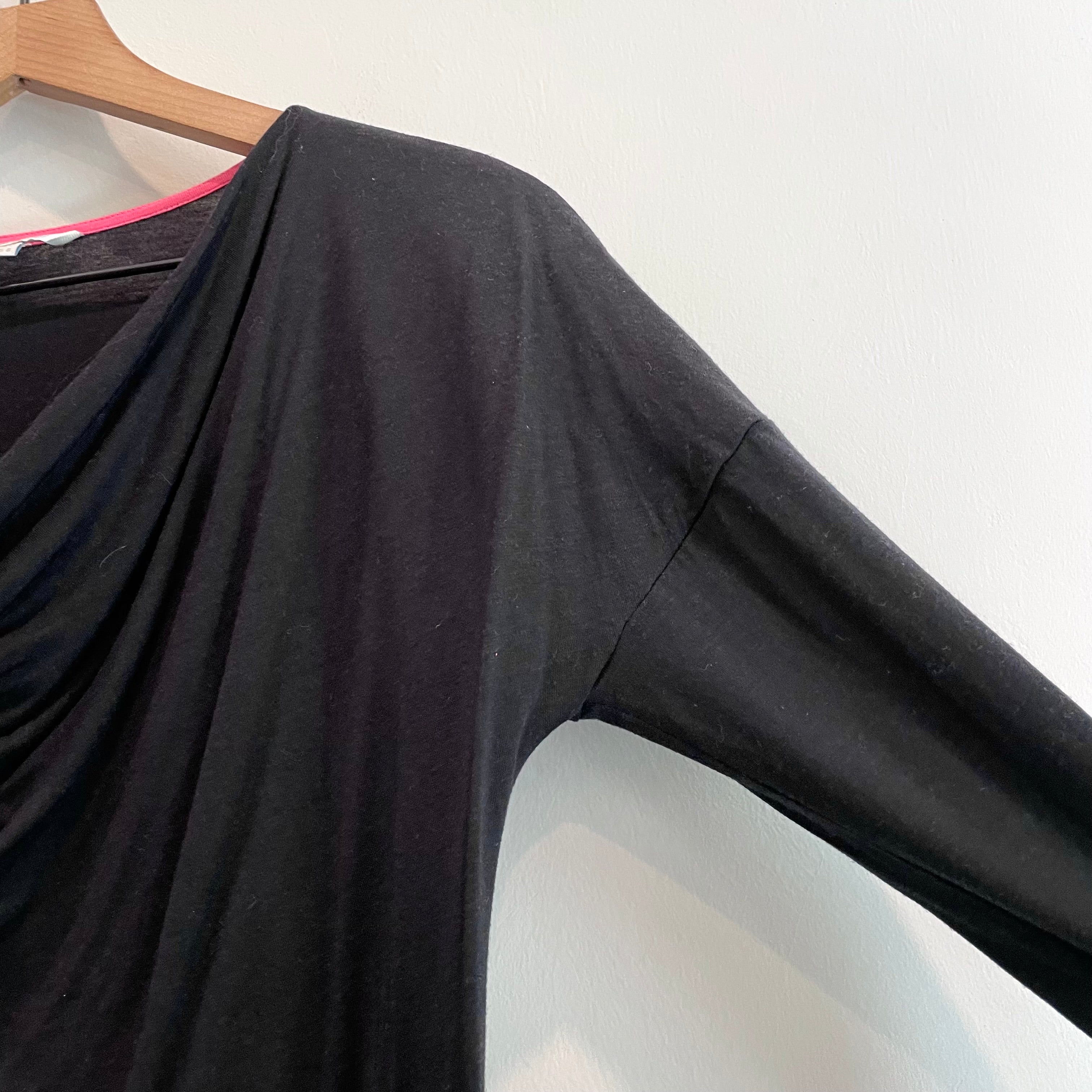 Draped Long Sleeve Top