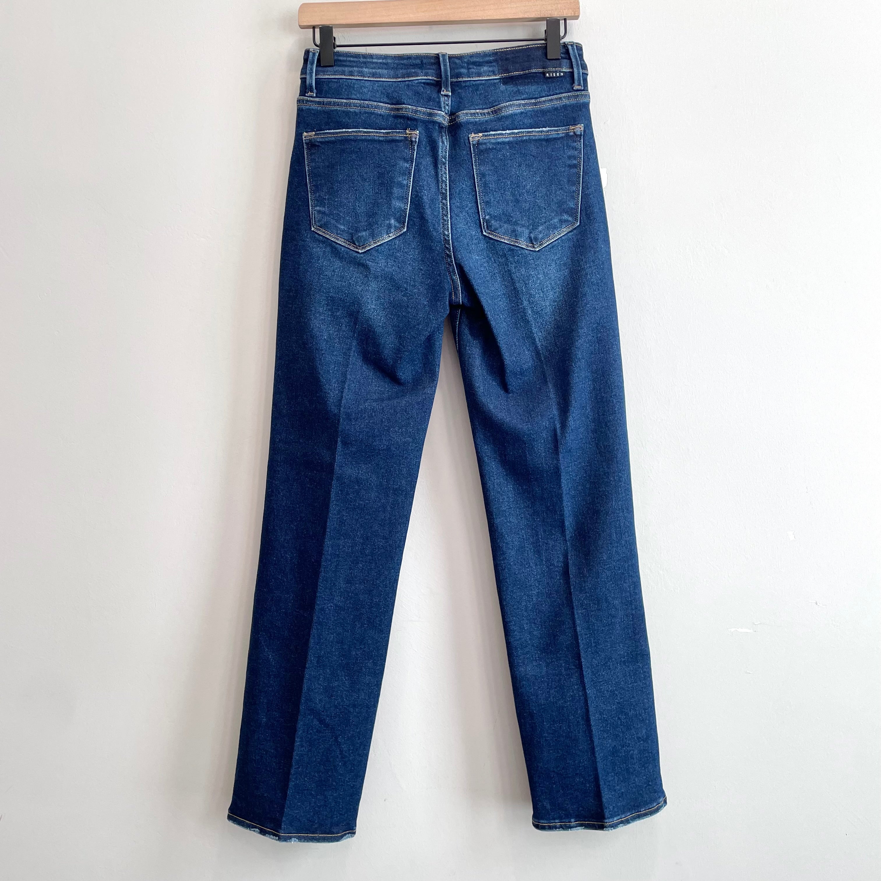 Crossover Close Straight Leg Jeans