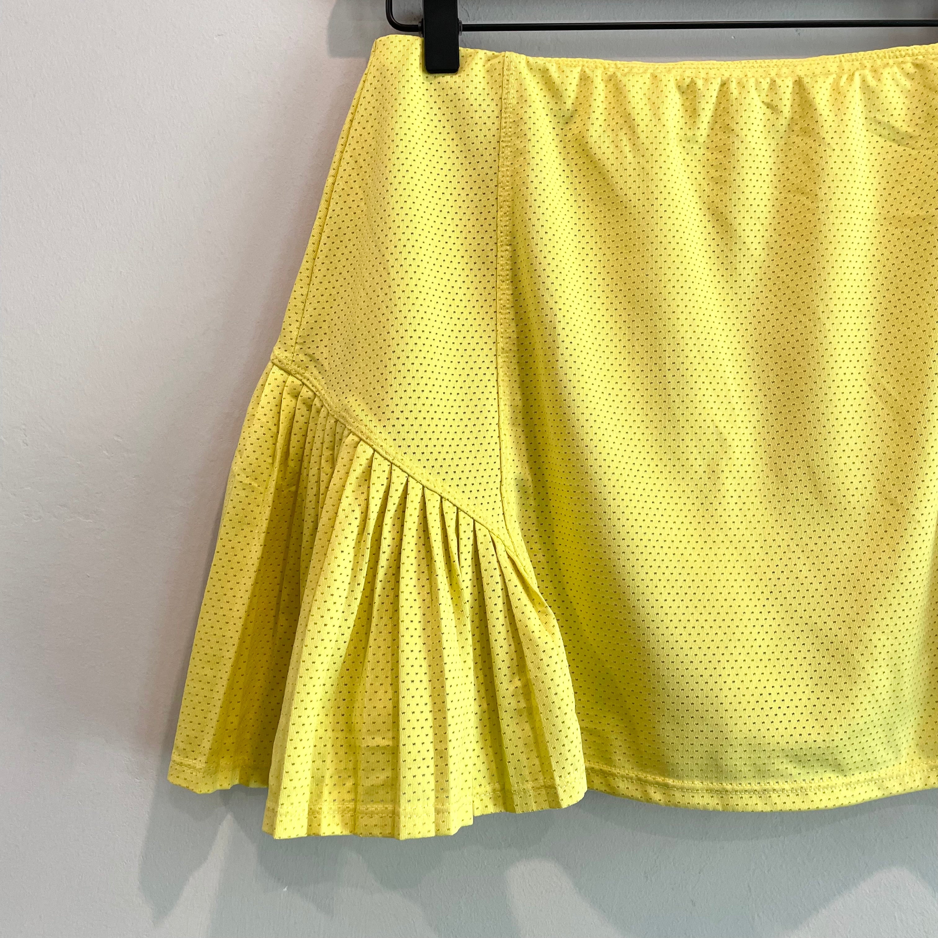 Mesh Pleated Skort