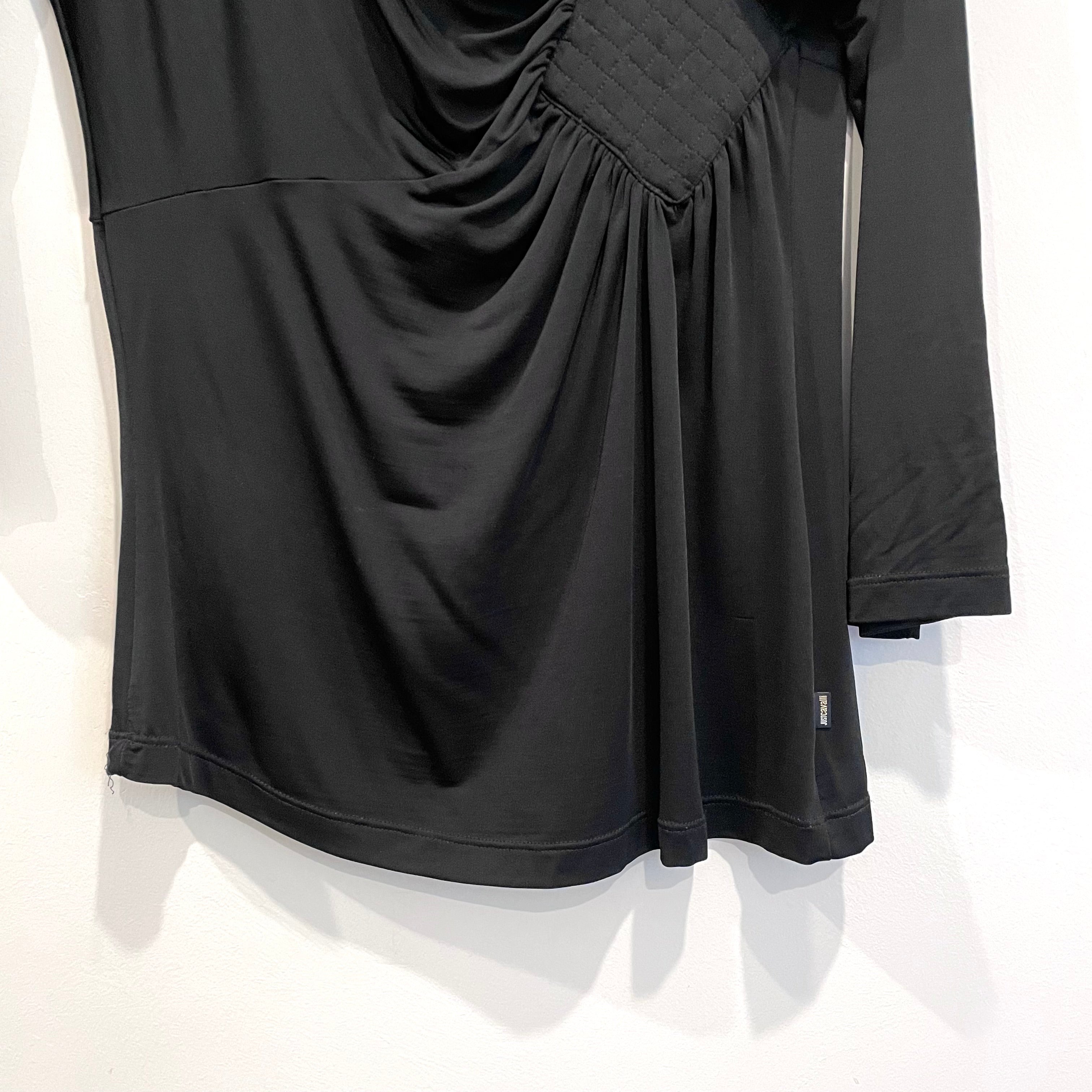 Stretch Asymmetrical Neck Top