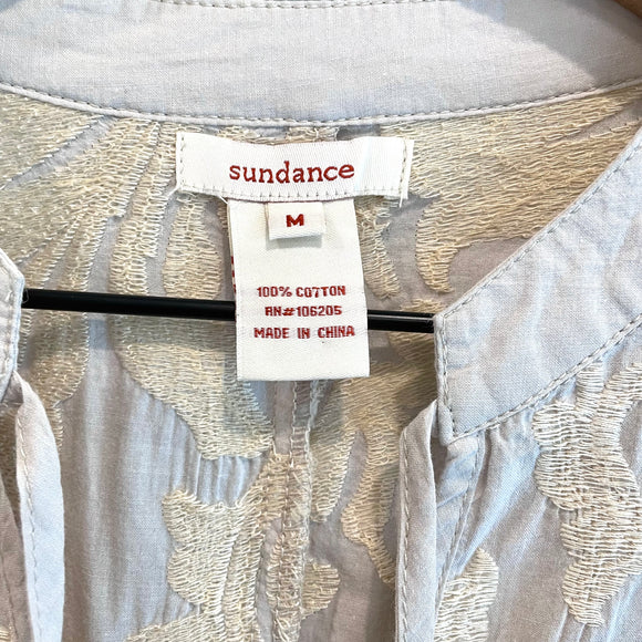 Embroidered Long Sleeve Tunic Top