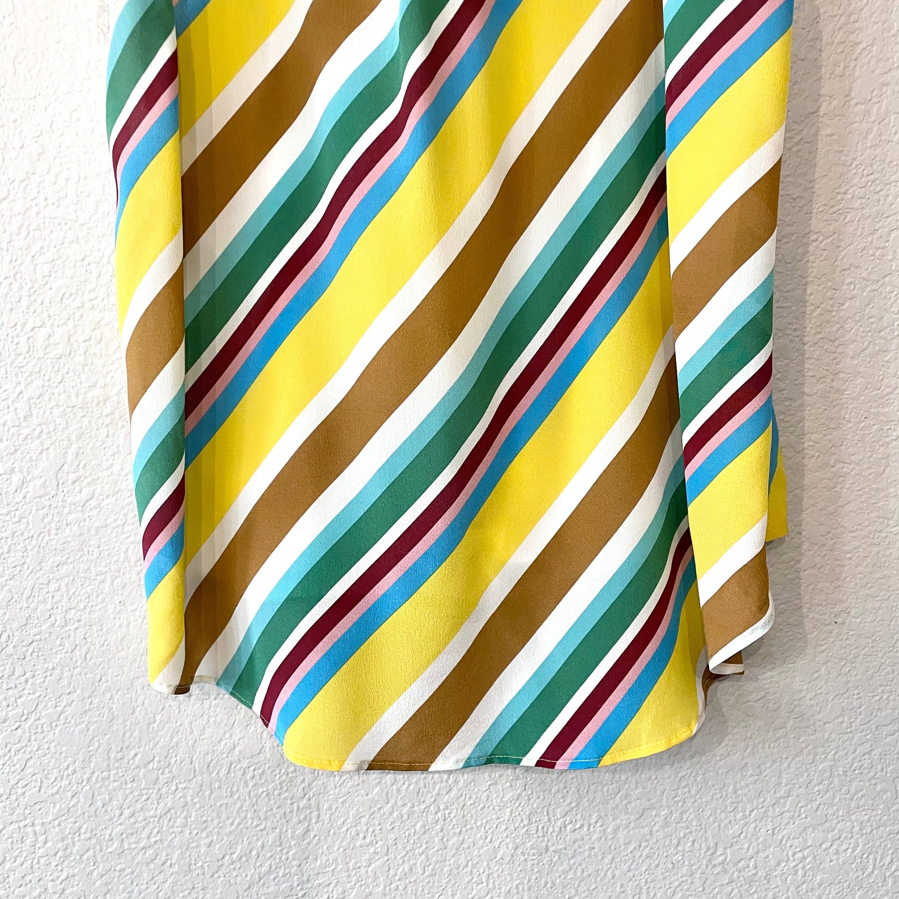 Striped Silk Top