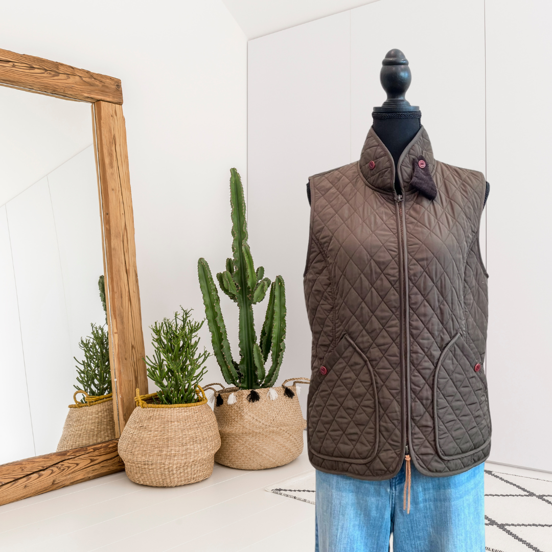 Quilted Fleece Lined Vest