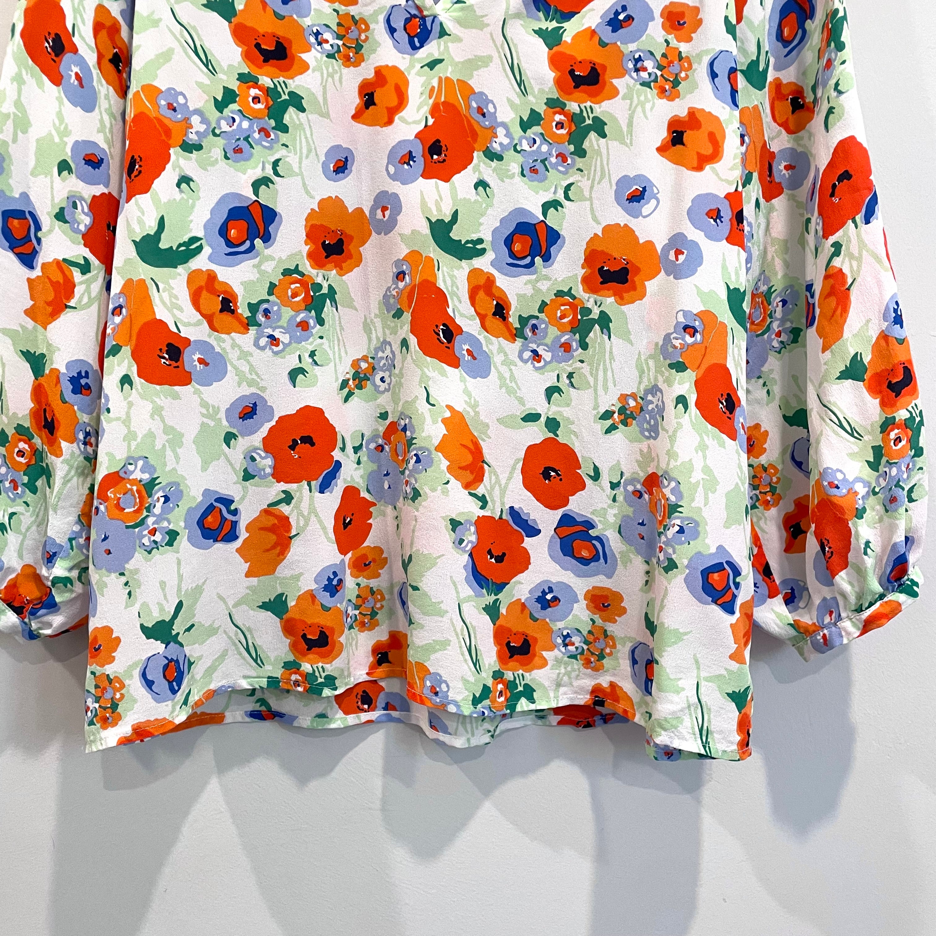 Floral Silk Top