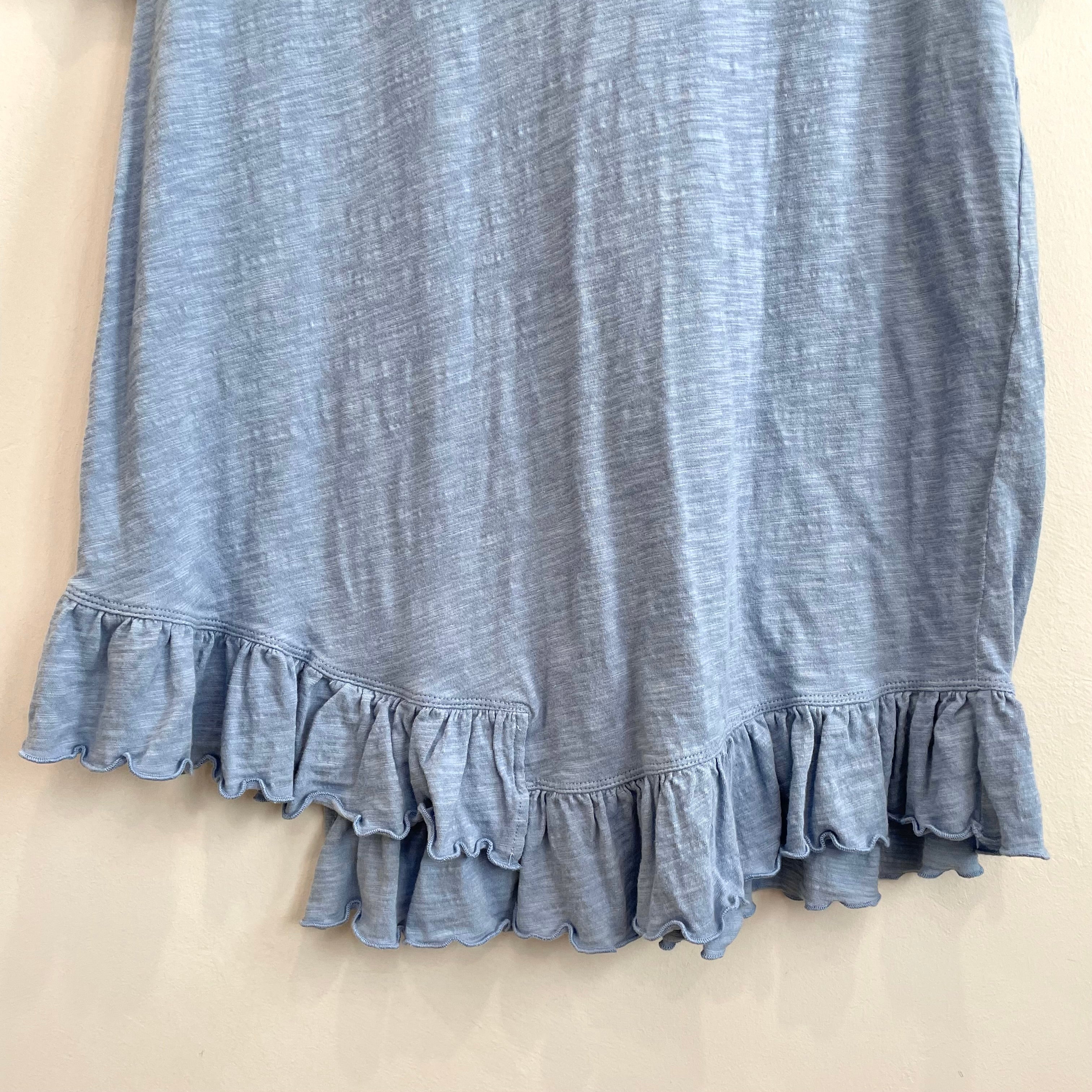 Seam Ruffle Hem Top