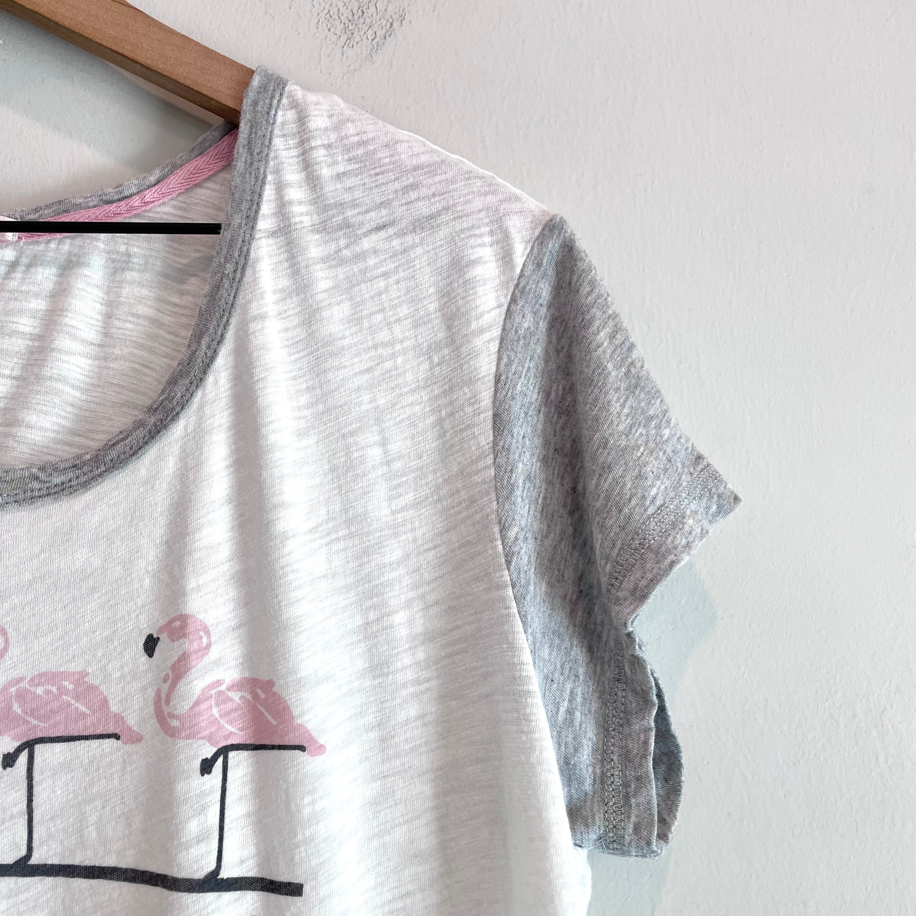 Flamingo Ringer Tee