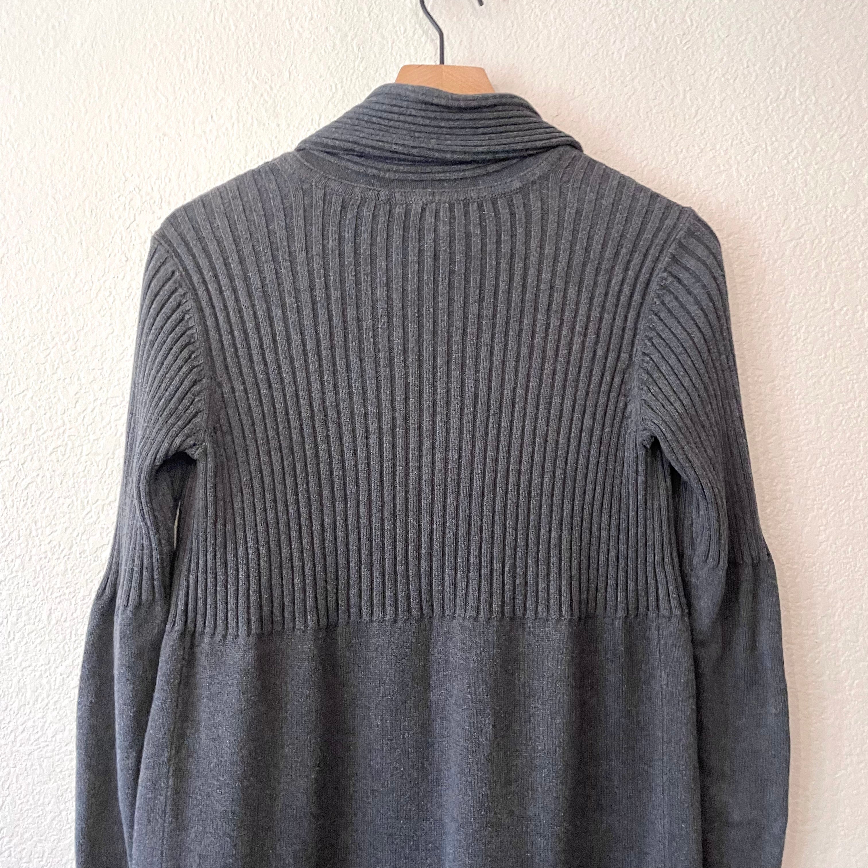 Open Mid-Length Cardigan