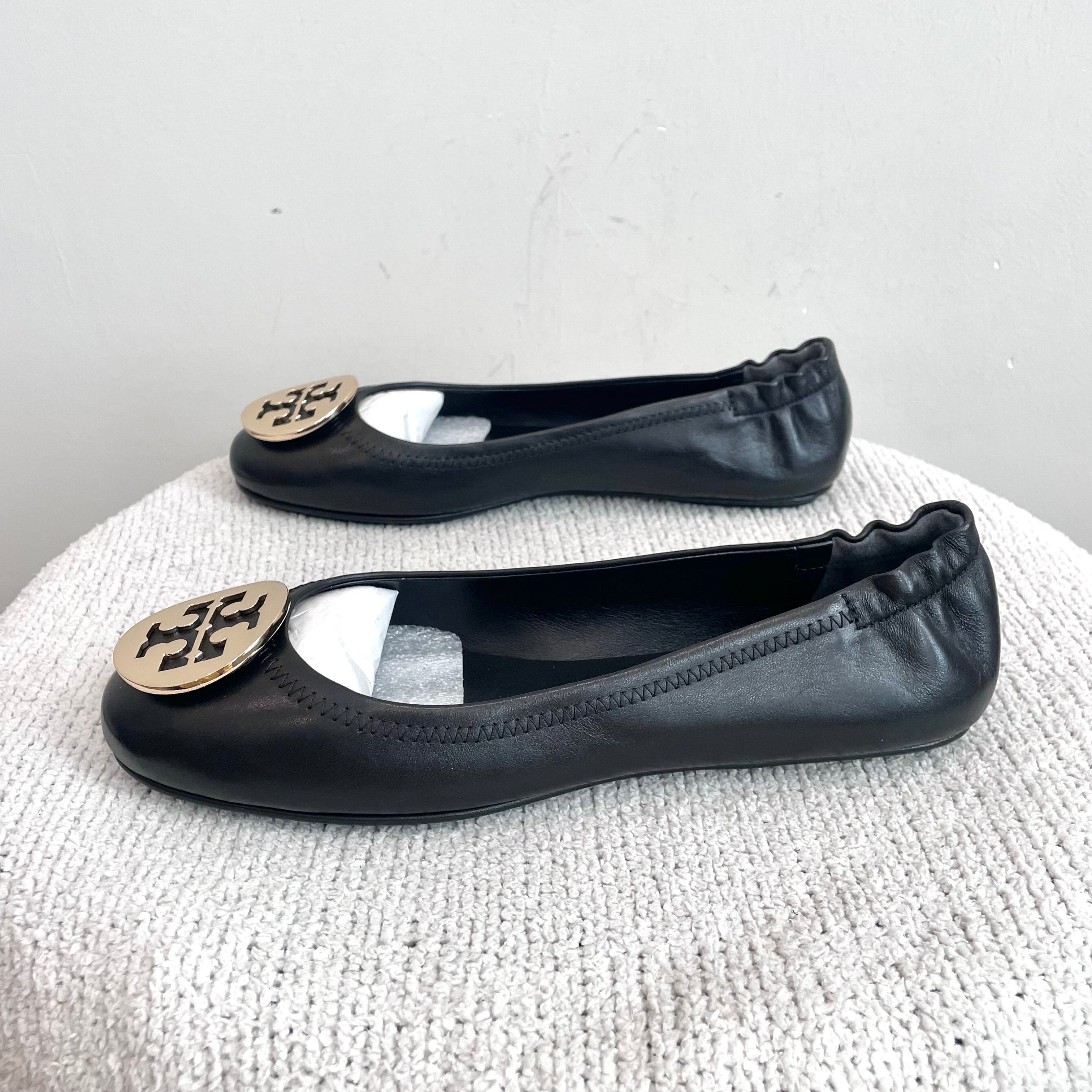 Leather Travel Ballet Flats