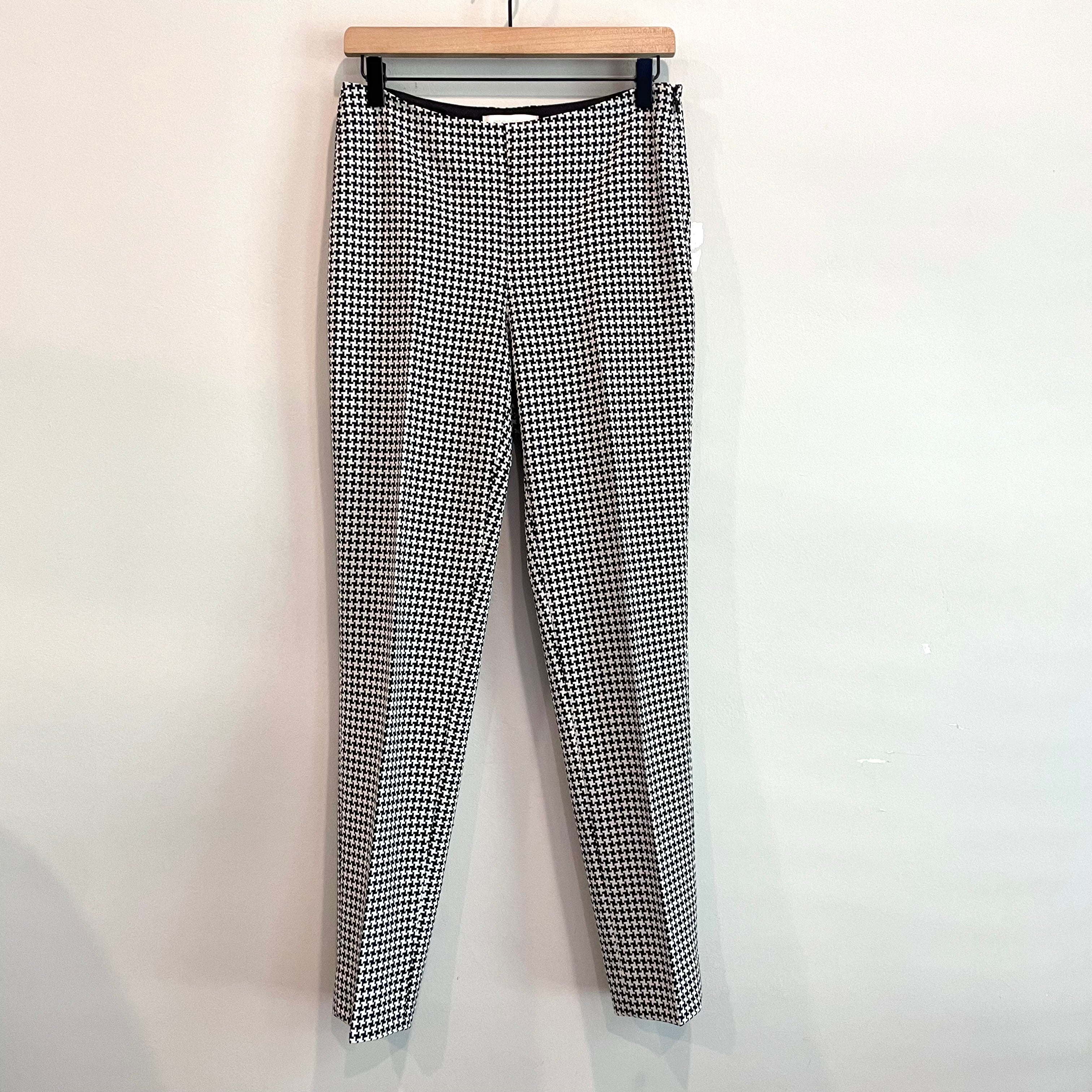 Houndstooth Plaid Pants