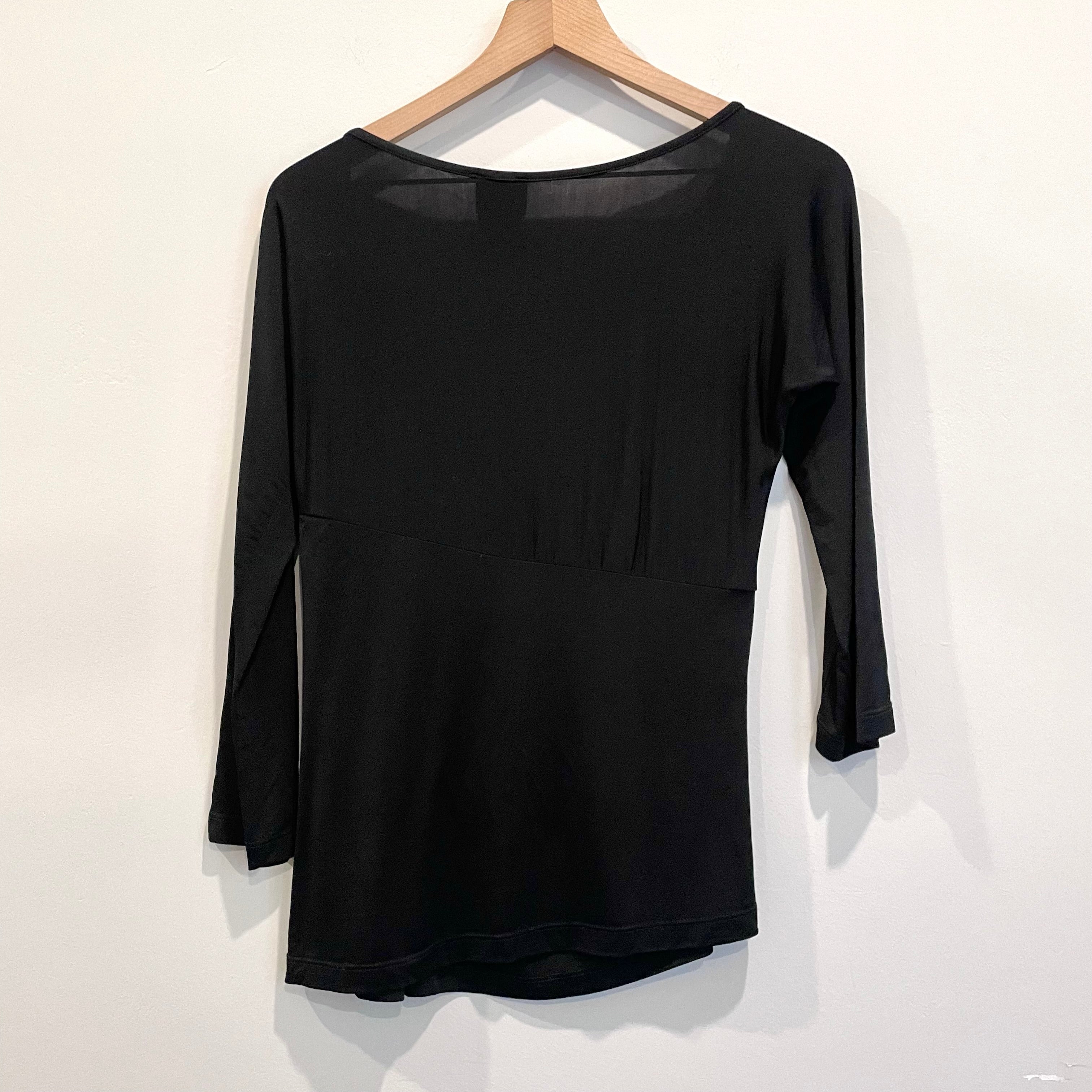 Stretch Asymmetrical Neck Top