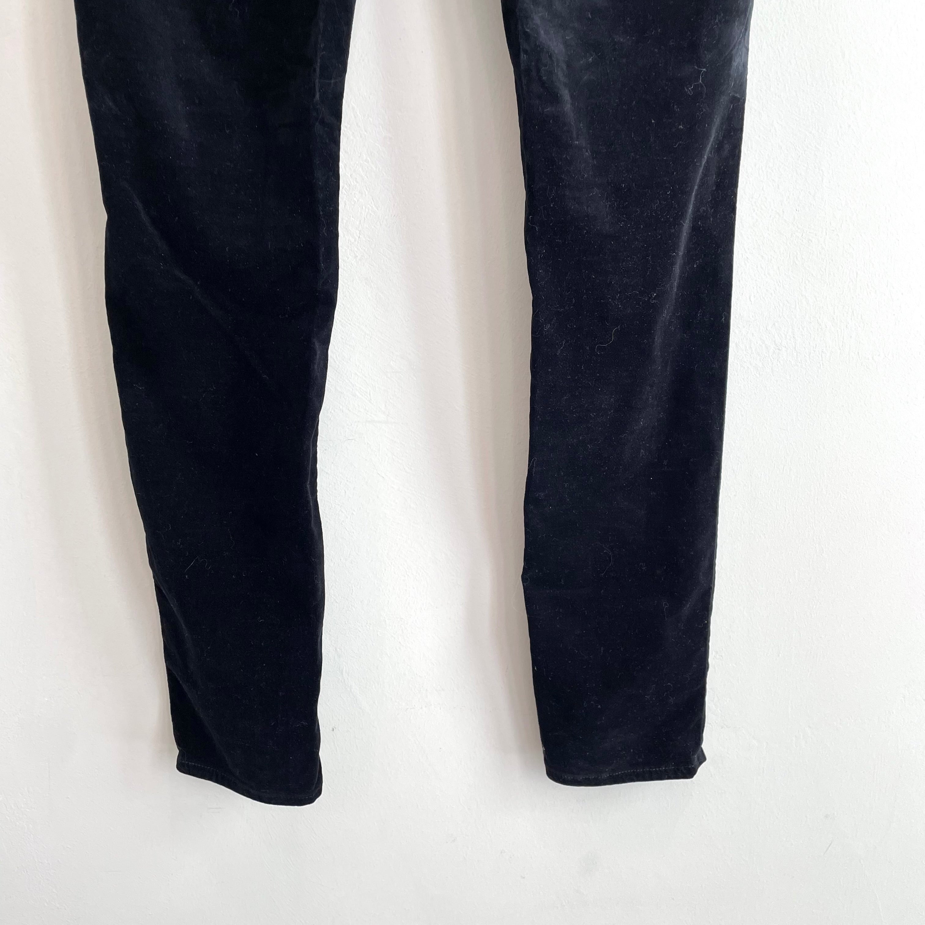 Velvet Skinny Pants