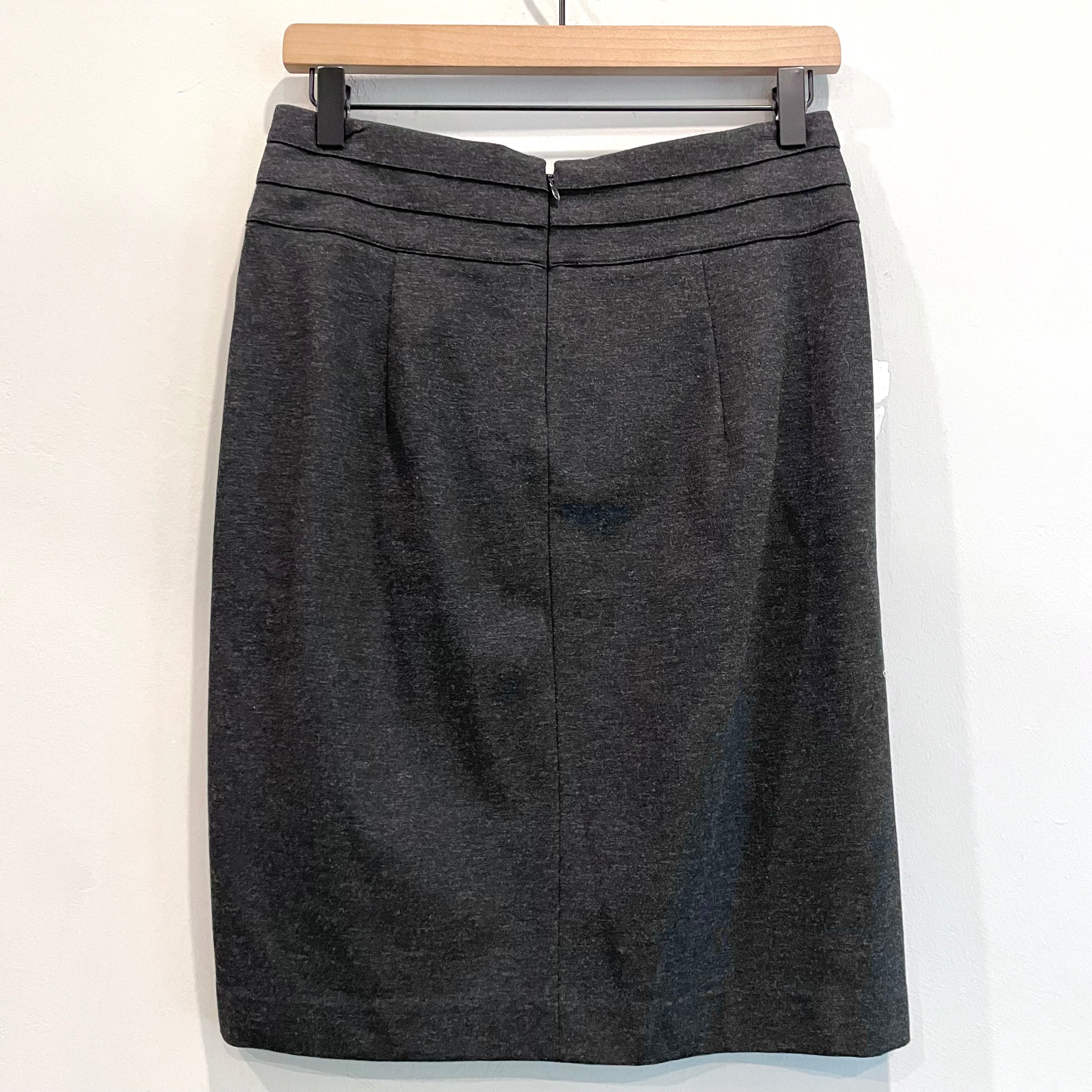 Triple Seam Waist Pencil Skirt