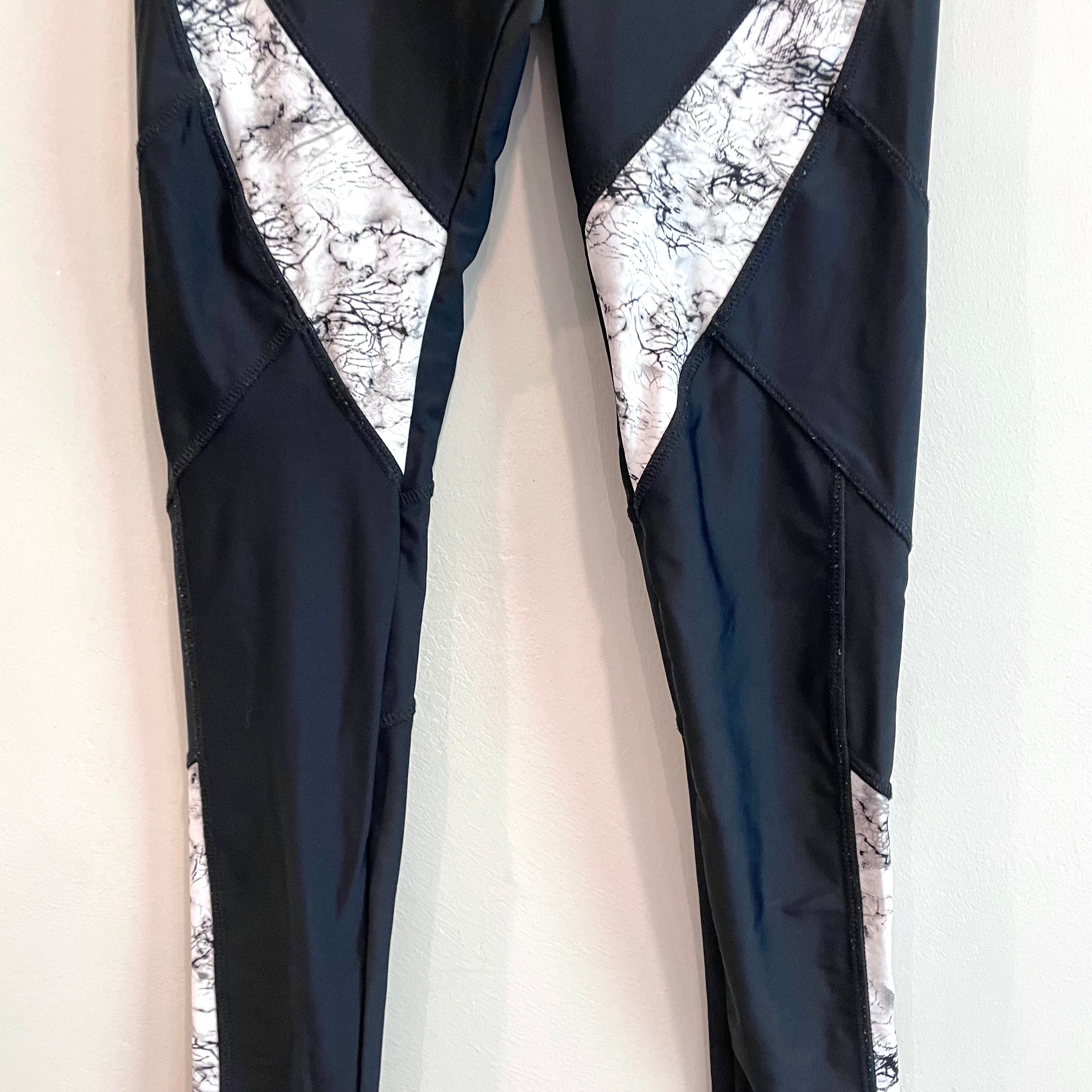 Marble Panel Leggings