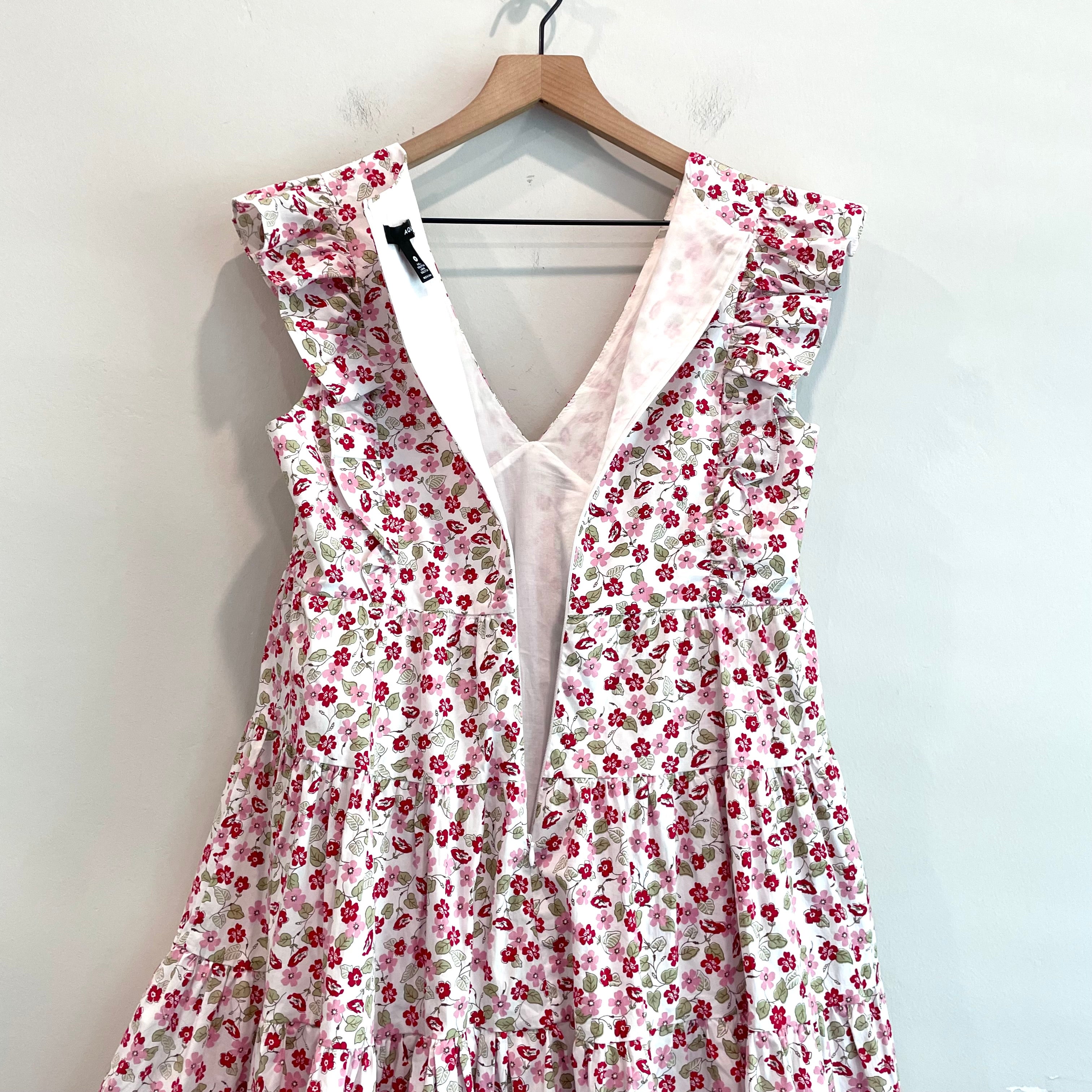 Floral Ruffle Tiered Dress