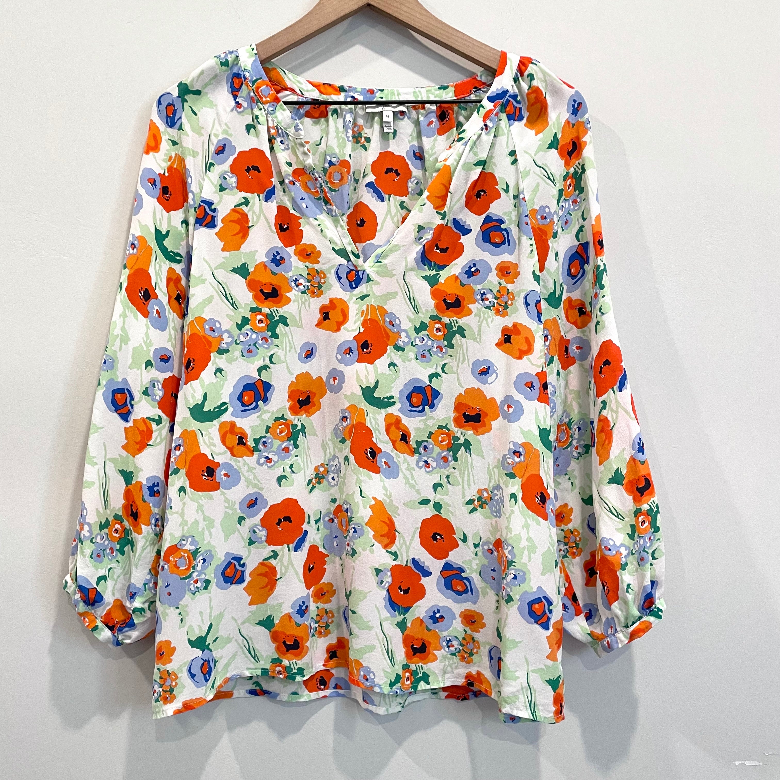 Floral Silk Top