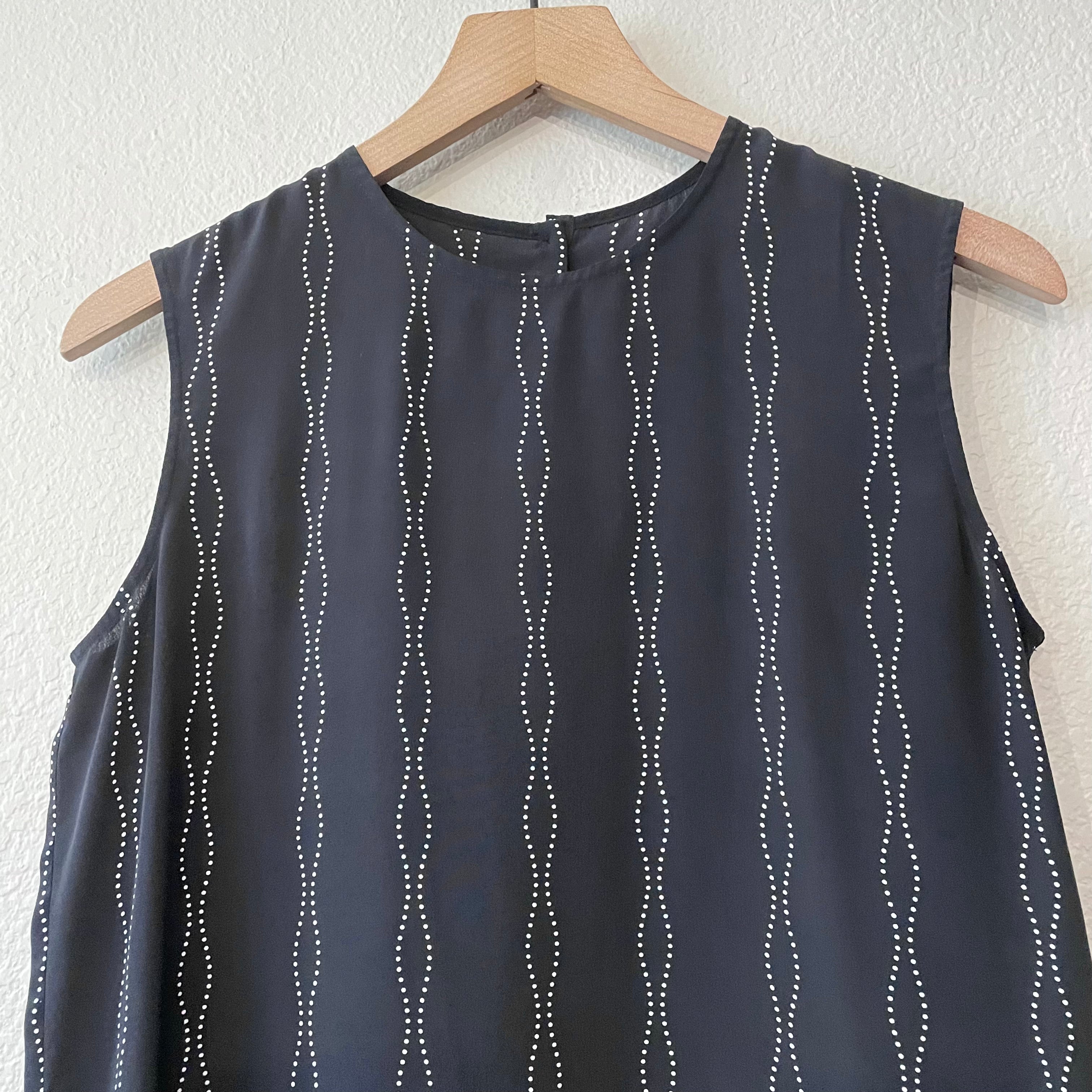 Geometric Silk Blouse