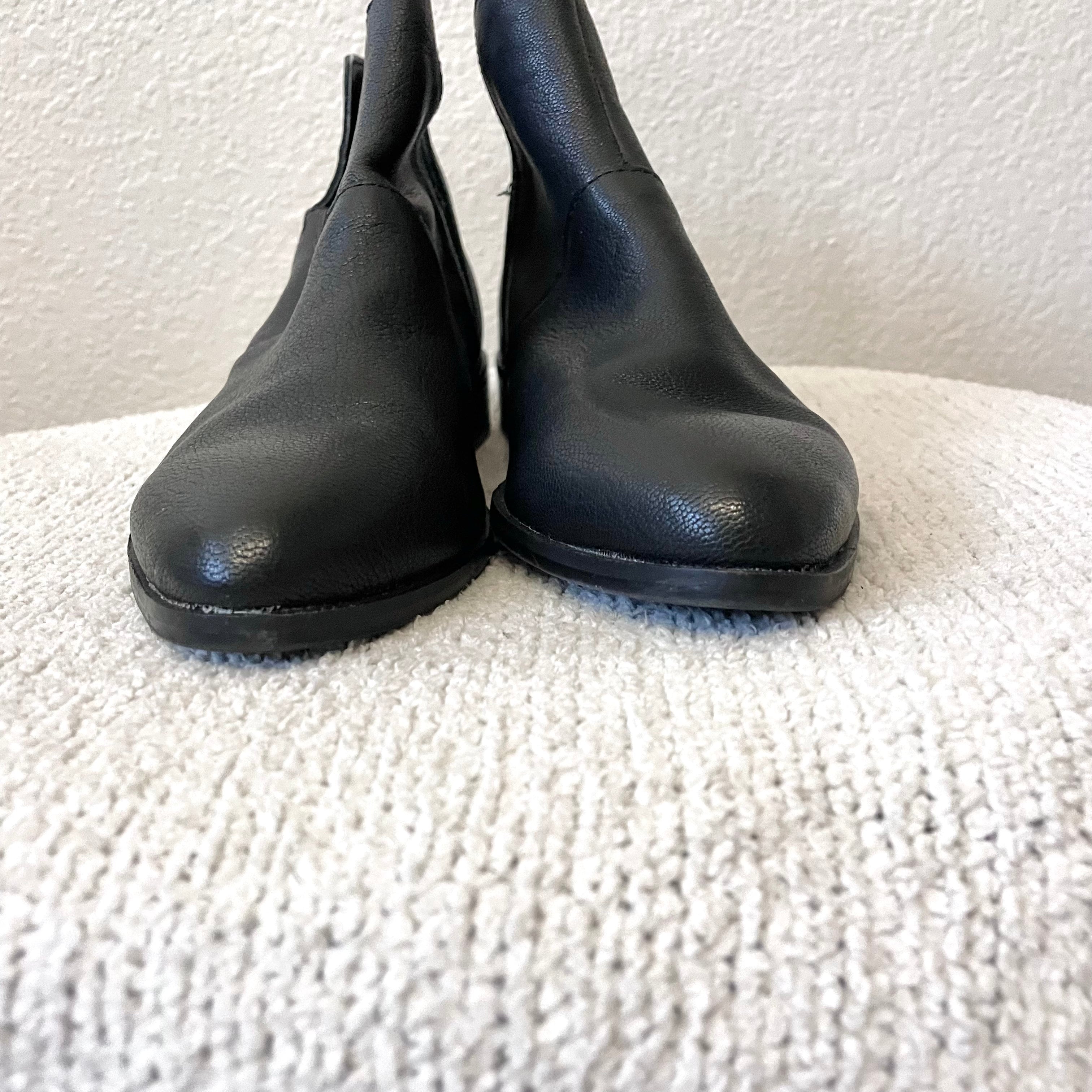 Pebble Leather Ankle Boot