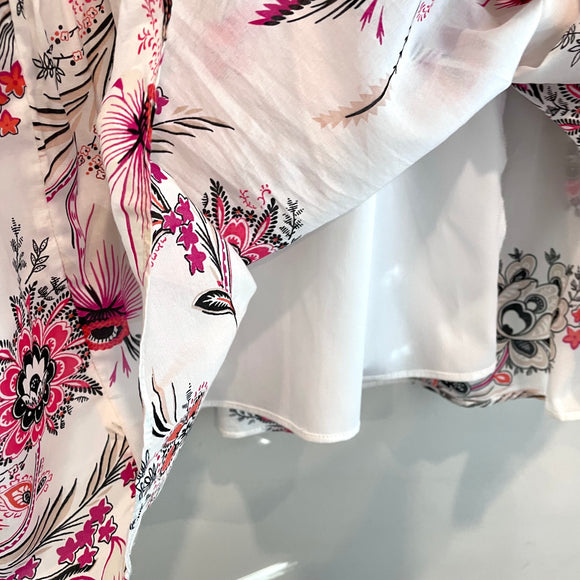 Floral Paisley Ruffle Dress