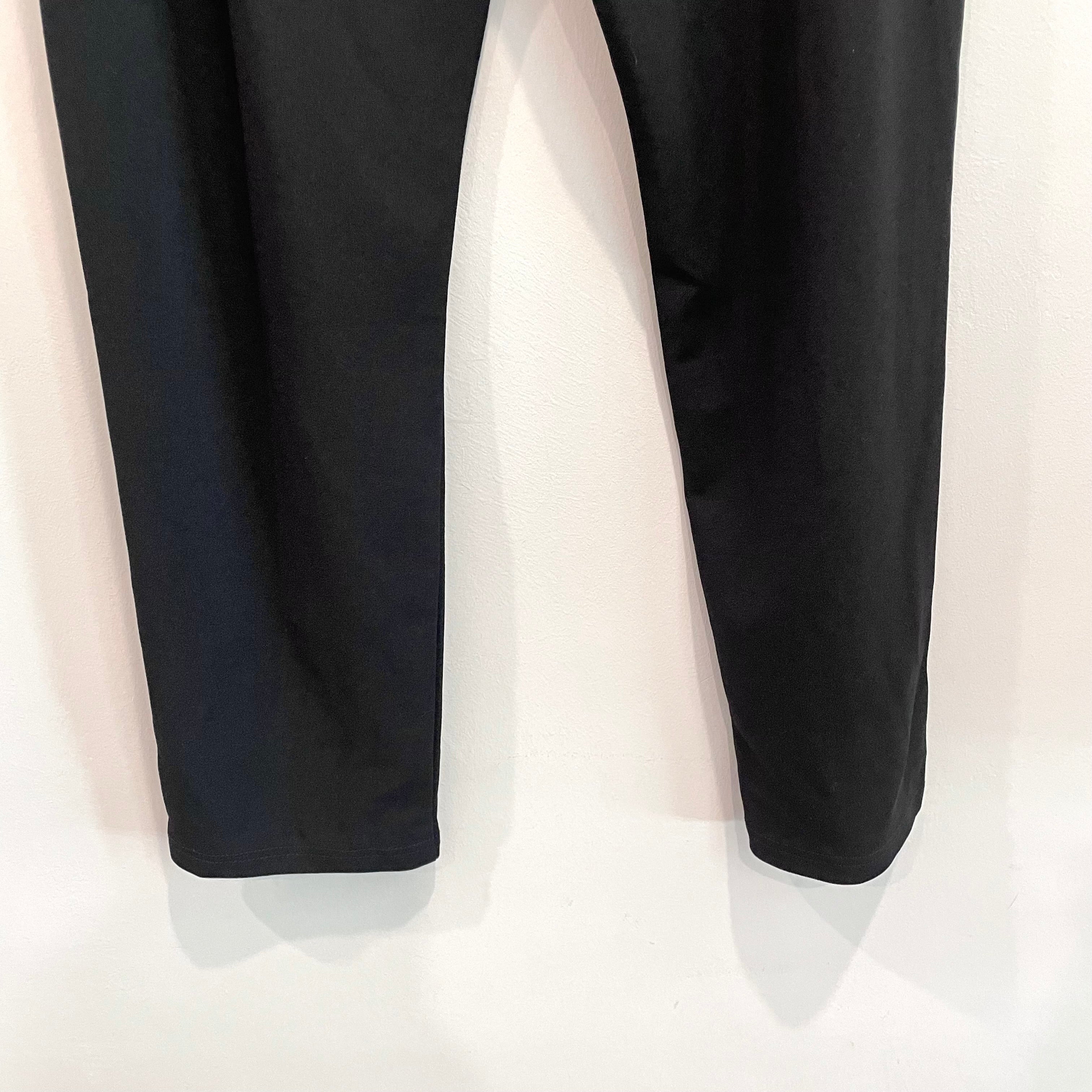 High Rise Pull On Front Slit Pants