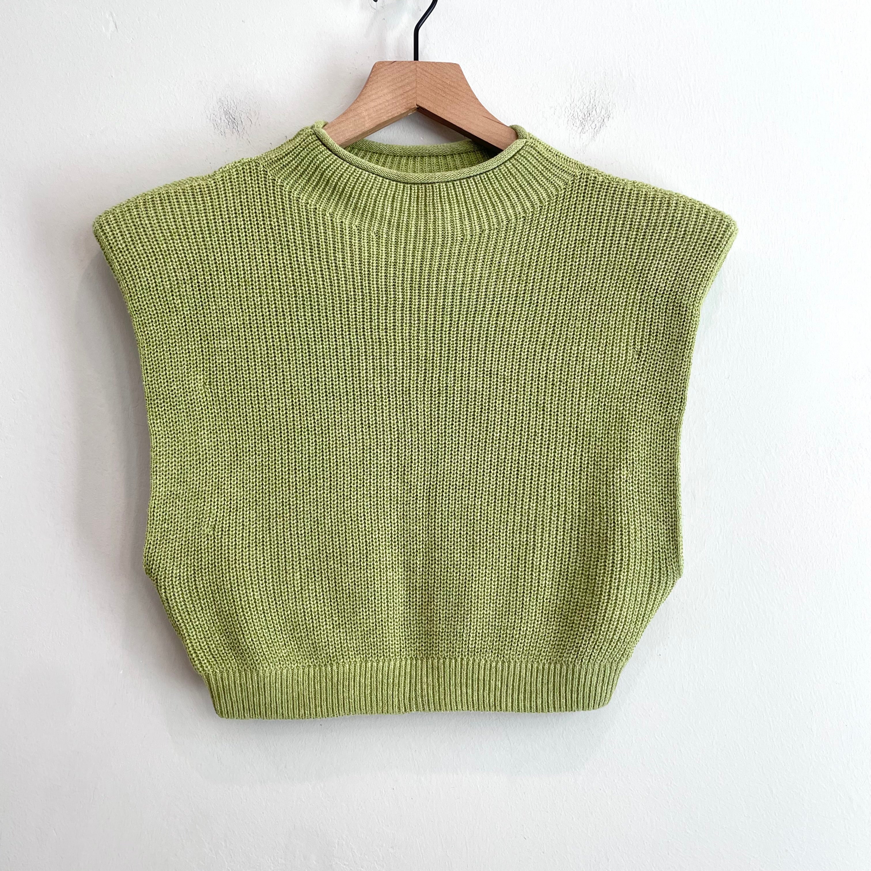 Cap Sleeve Knit Sweater