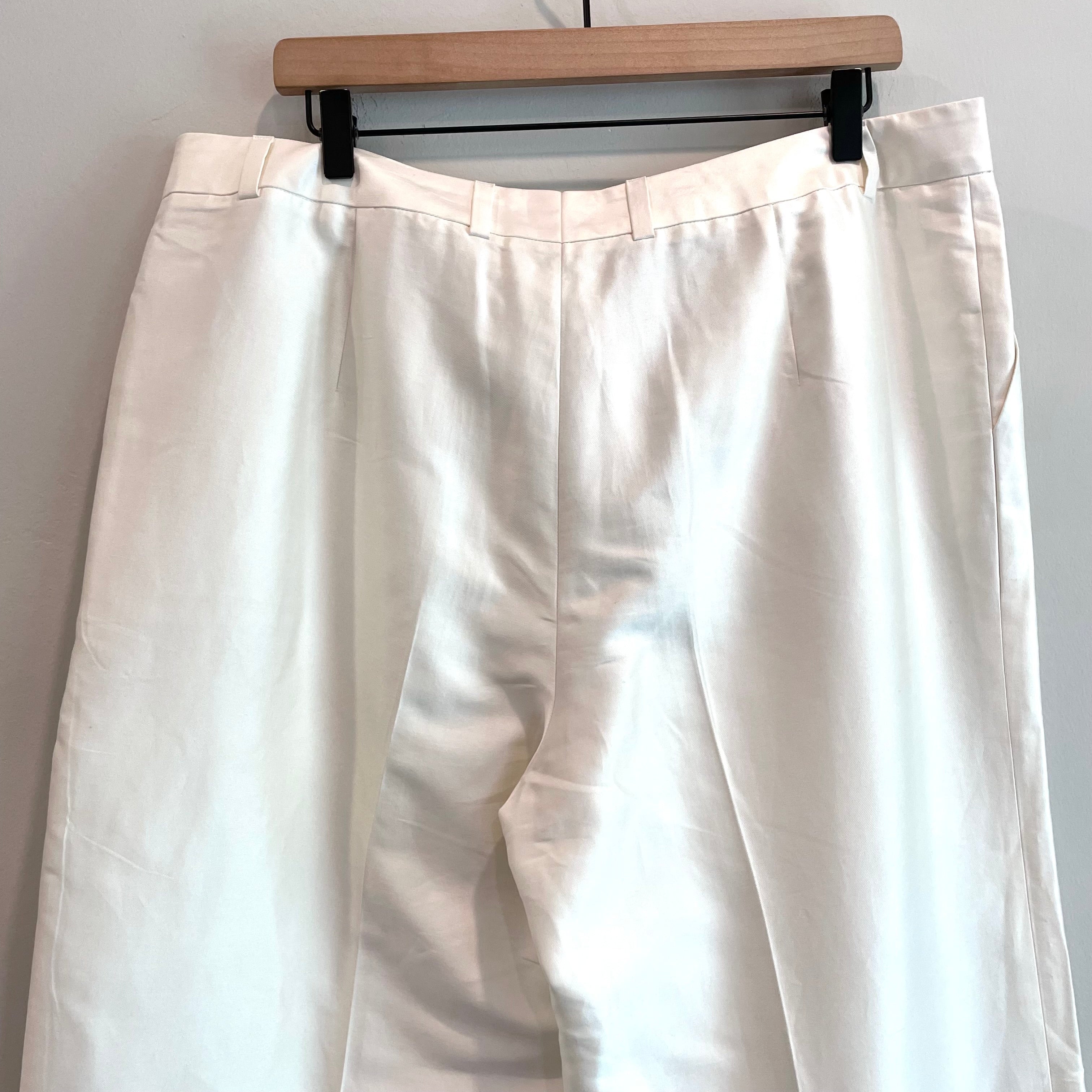 Satin Wide Leg Crop Pants