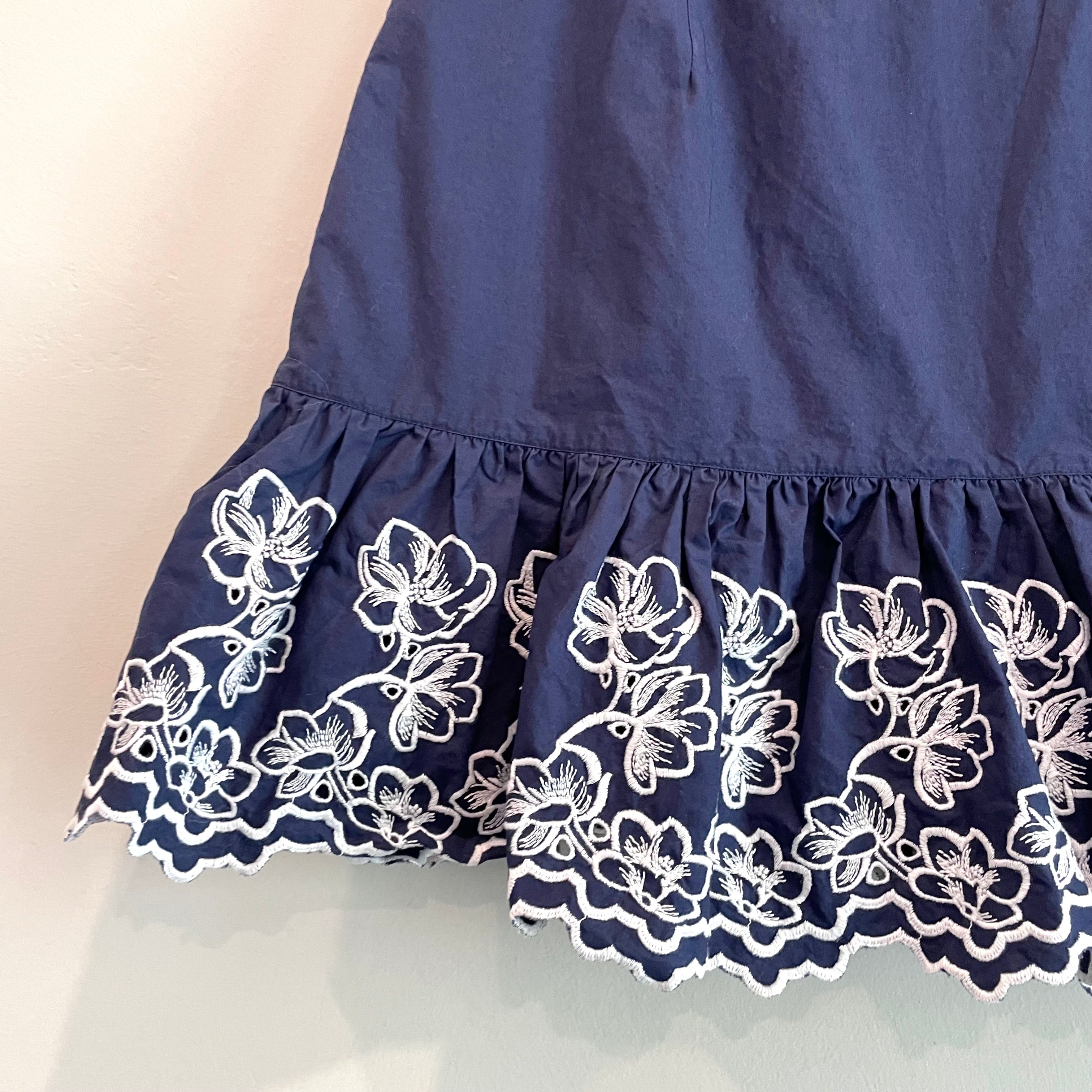 Embroidered Eyelet Skirt