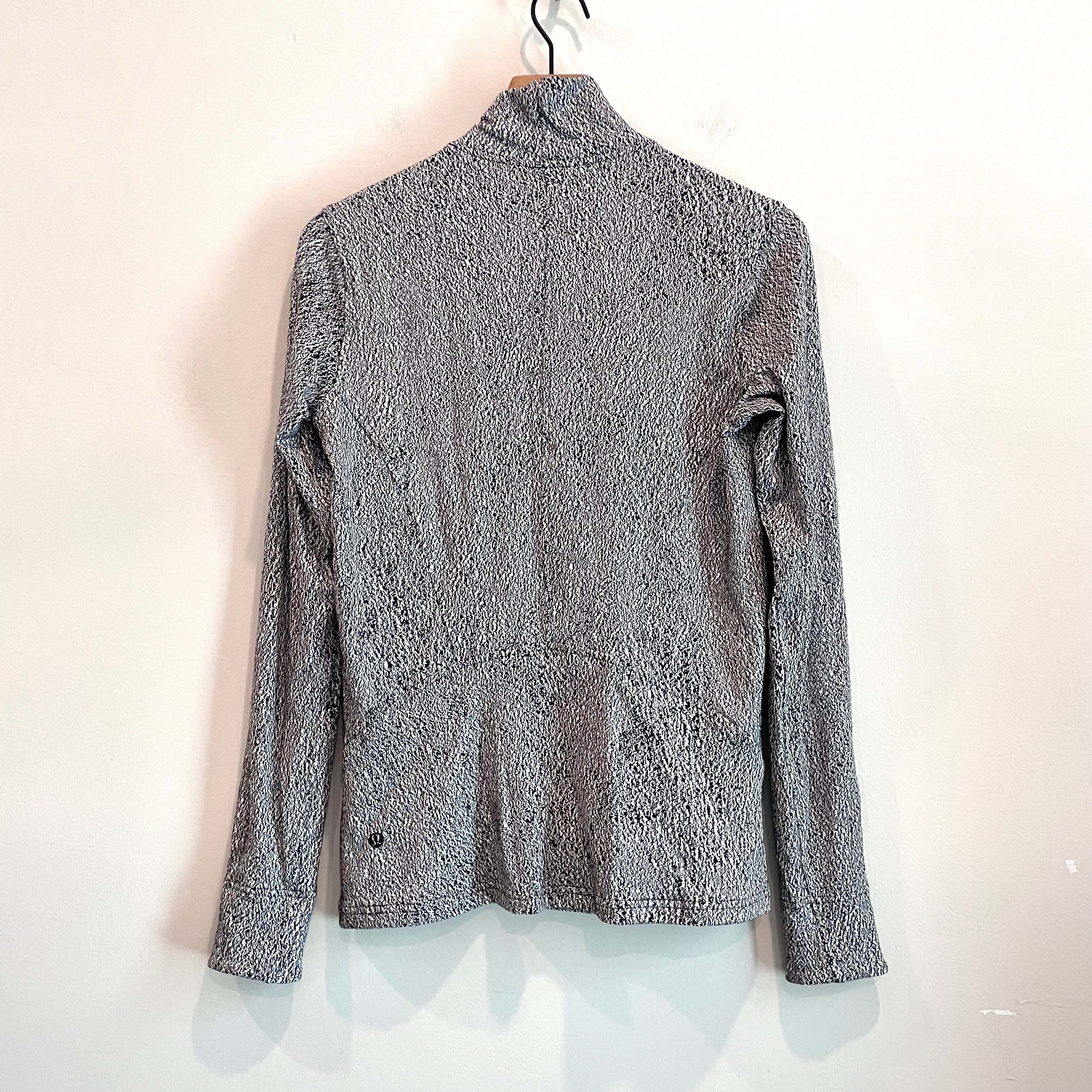 Marled Mock Neck Pullover Top