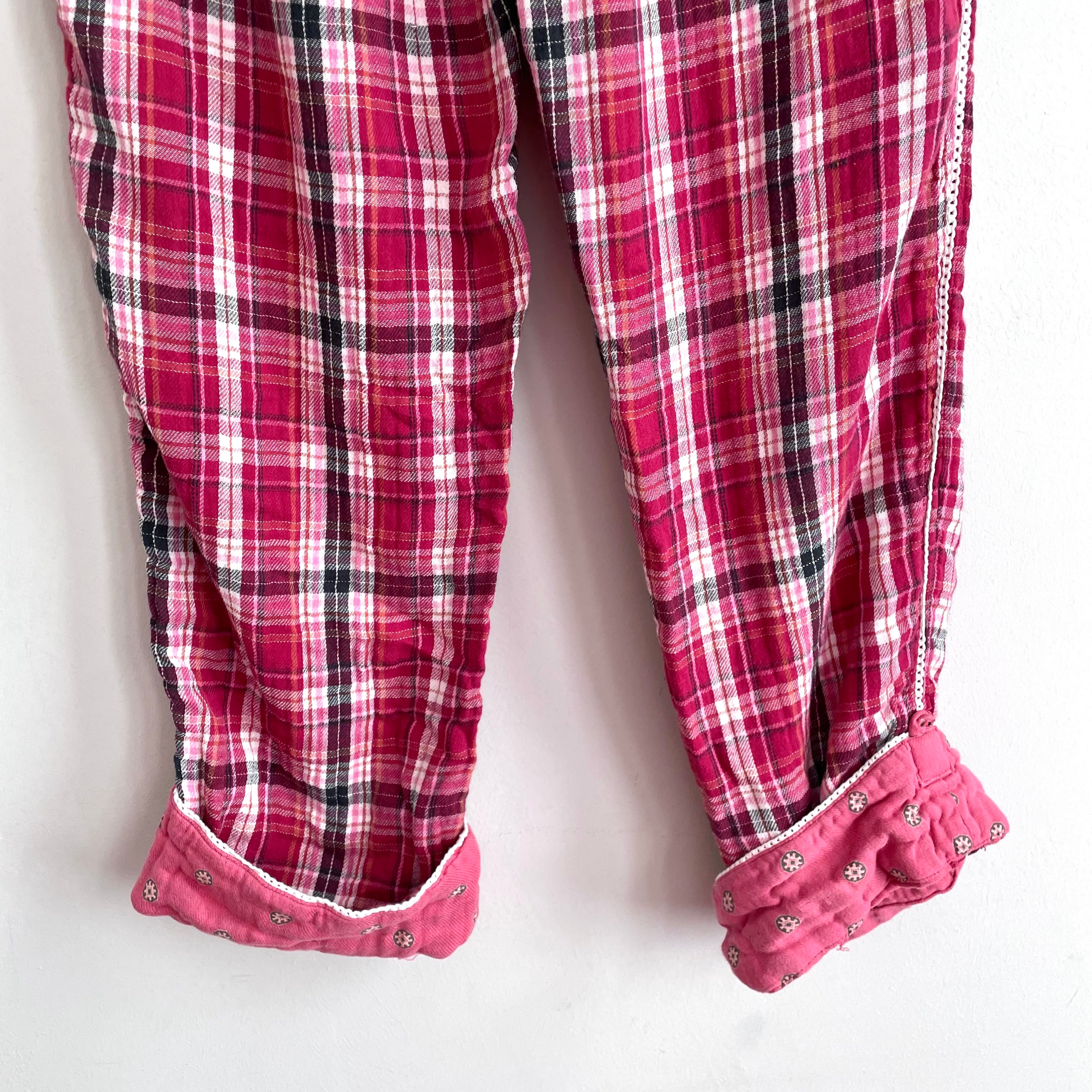 Plaid Flannel Pajama Set