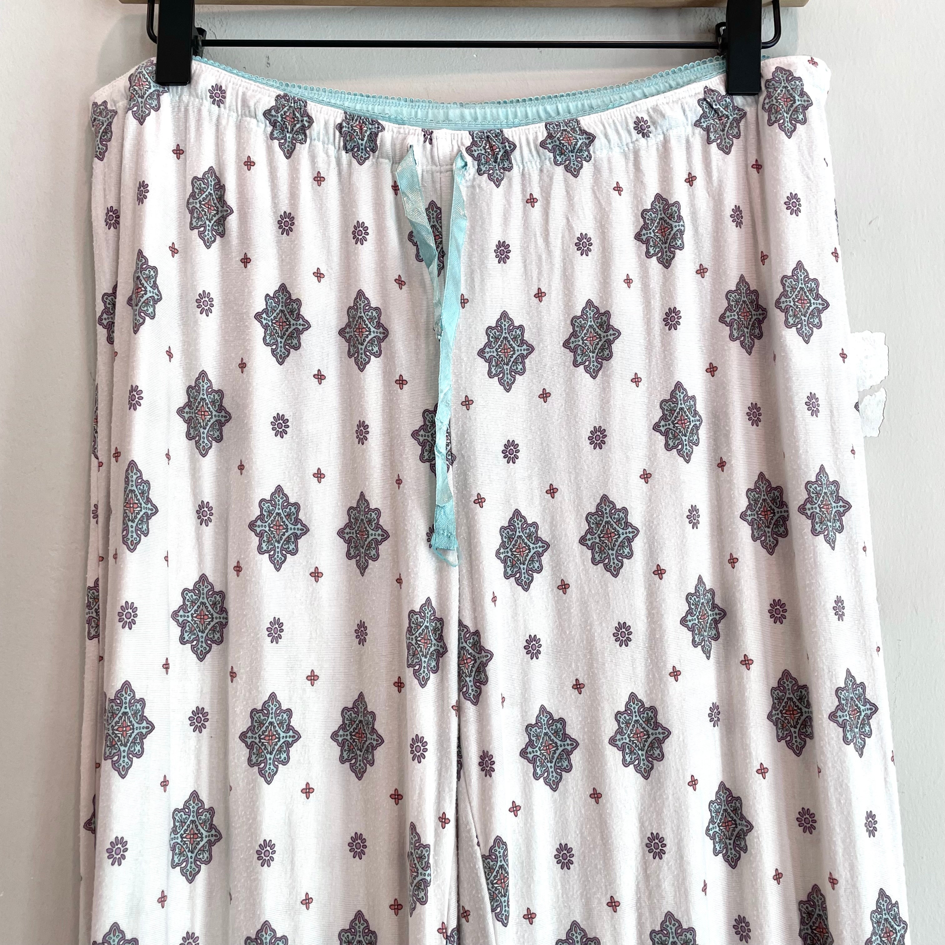 Medallion Print Pajama Pants