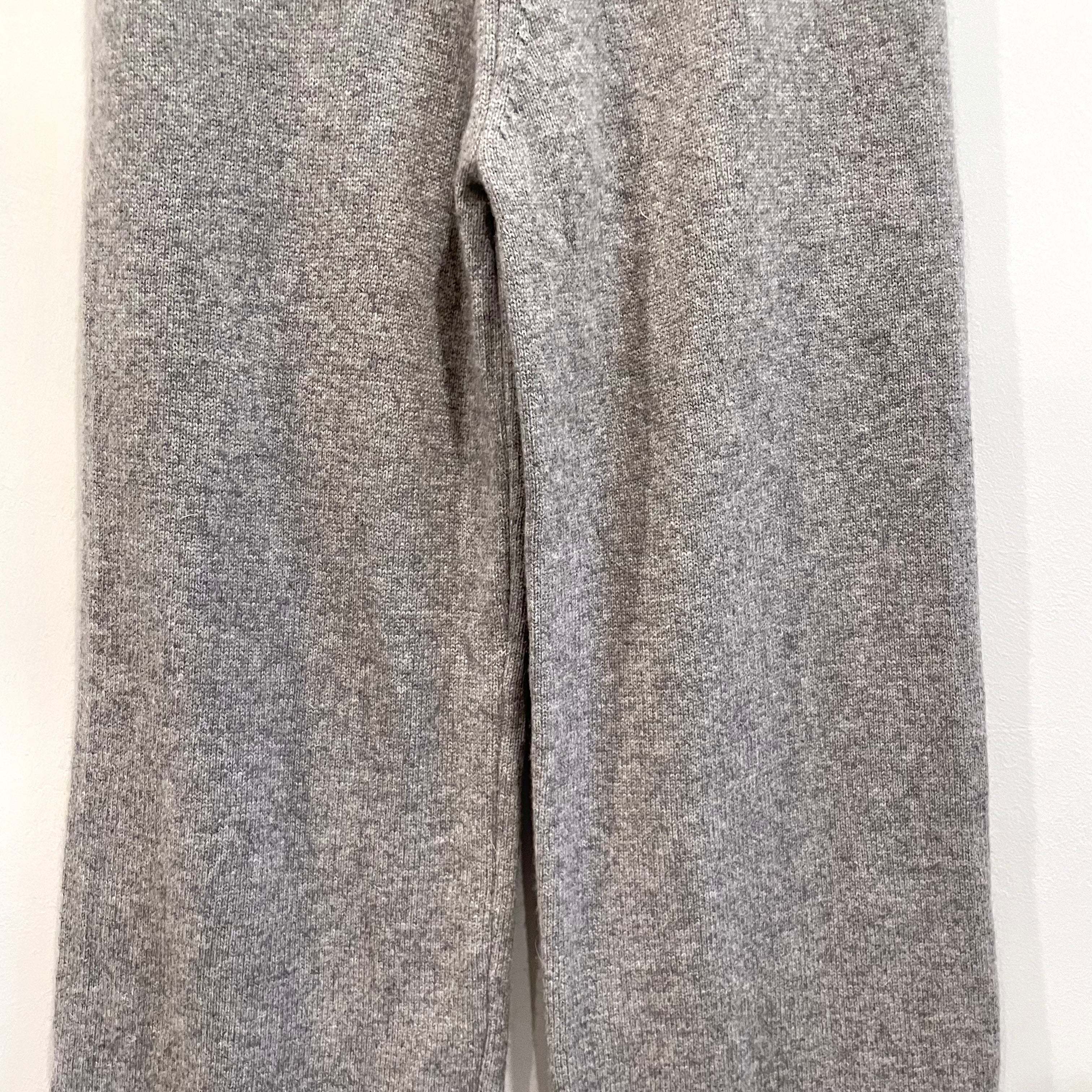 Wool Wide Leg Knit Pants