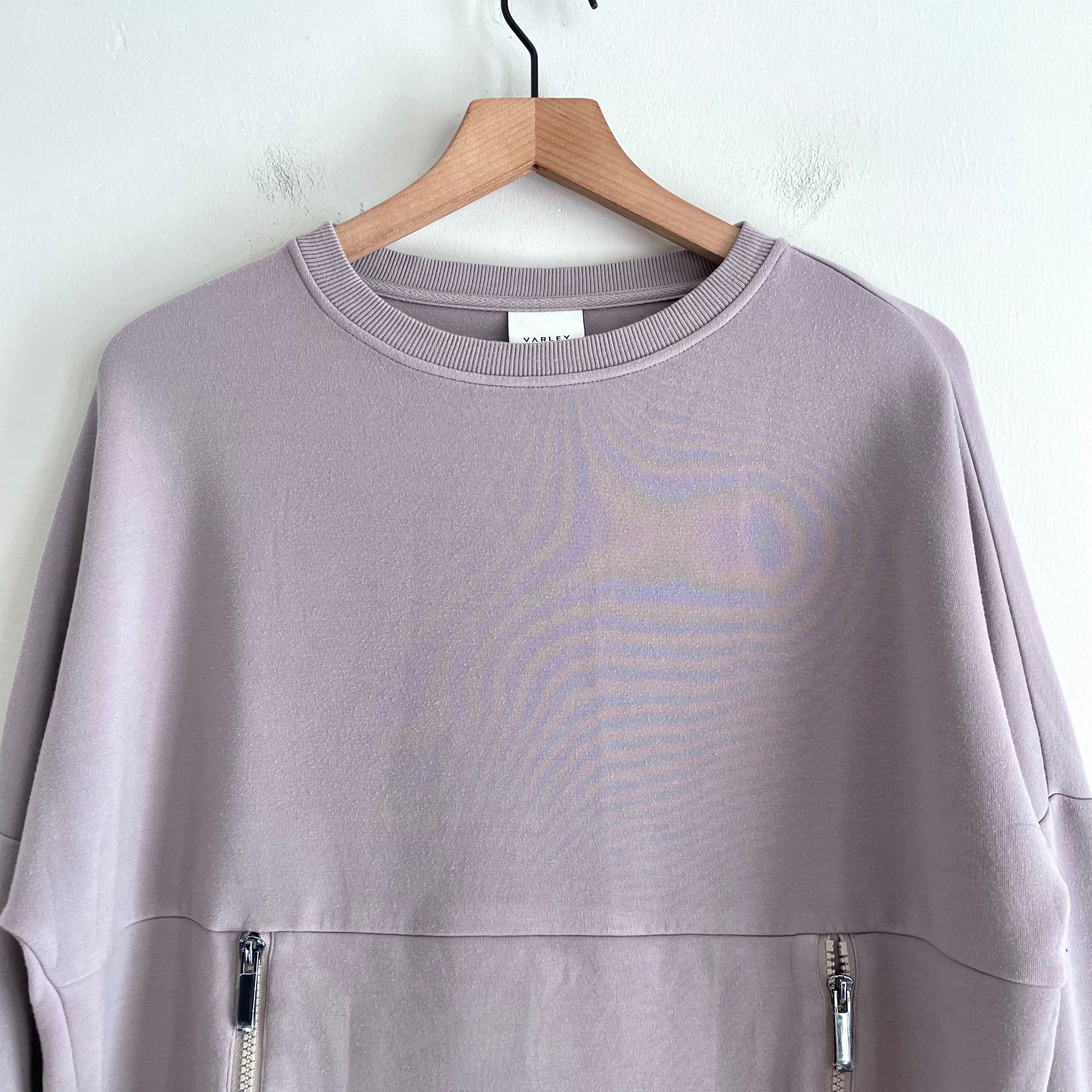 Zip Pocket Oversized Sweatshirt