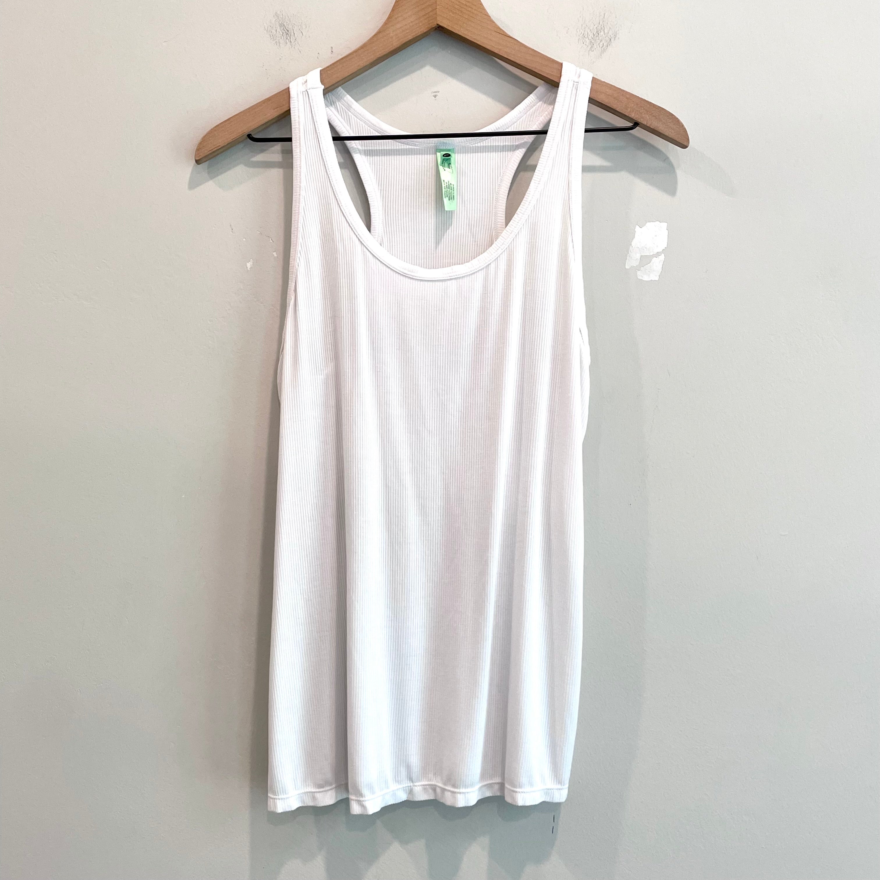 Ribbed Racerback Tank Top