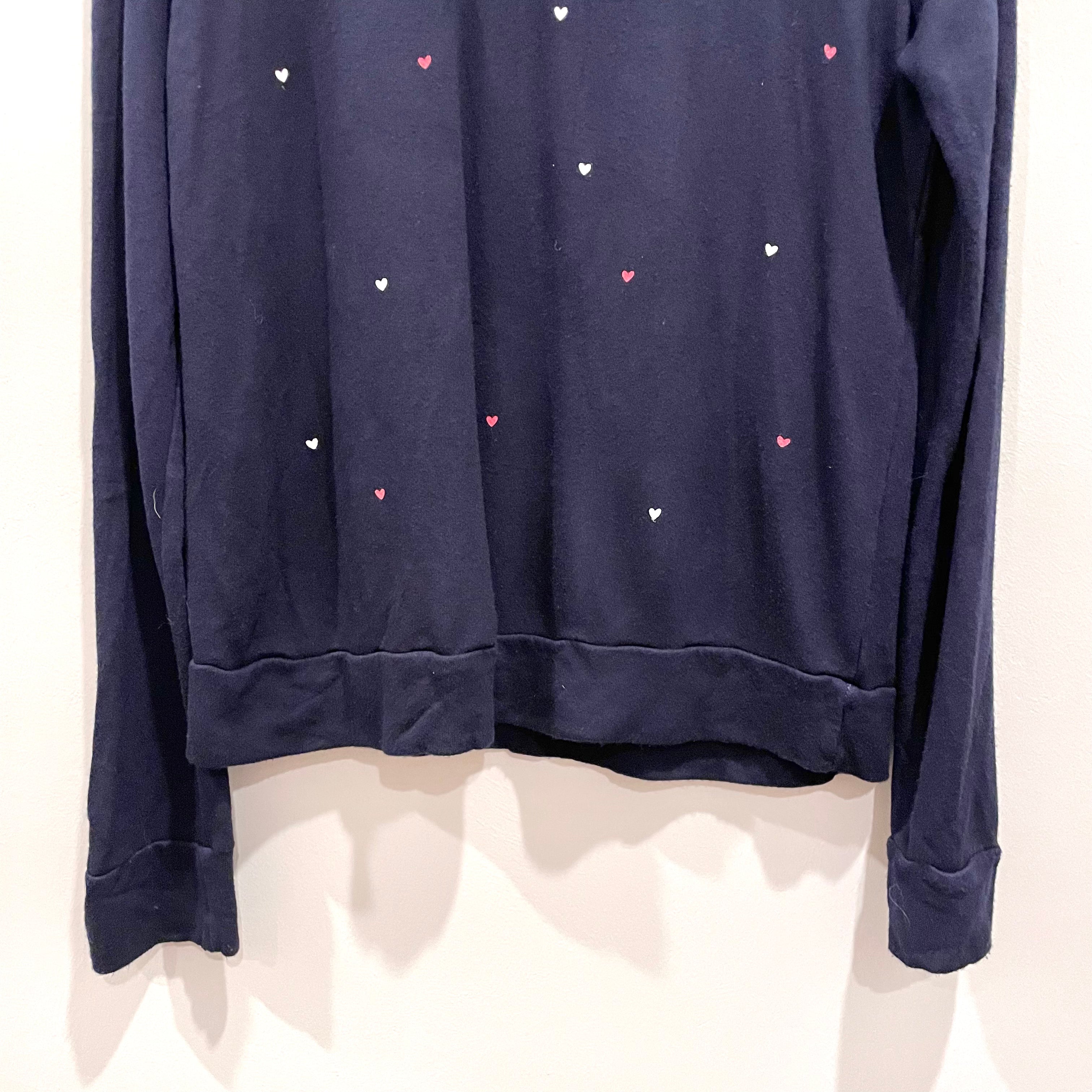 Heart Print Sweatshirt