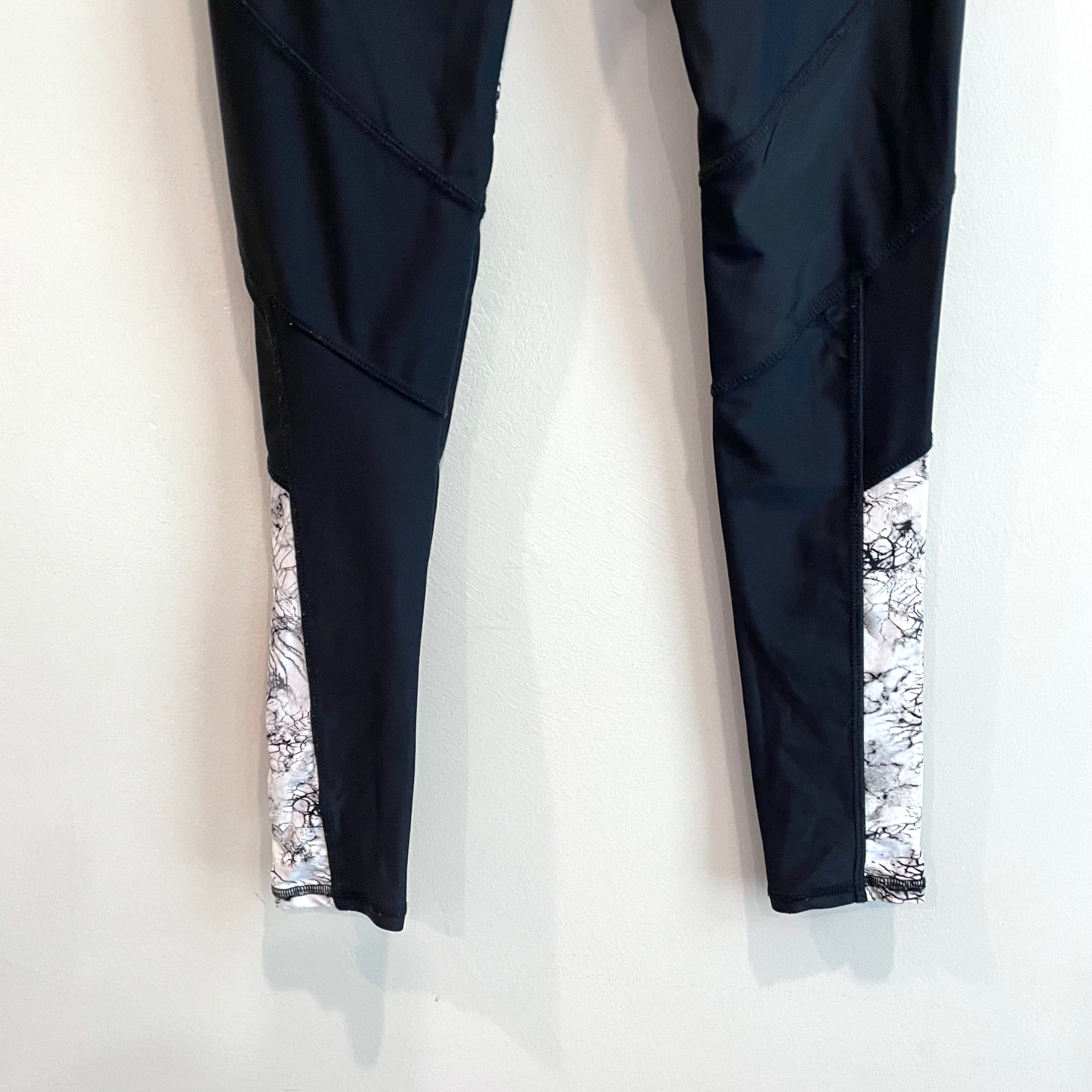 Marble Panel Leggings