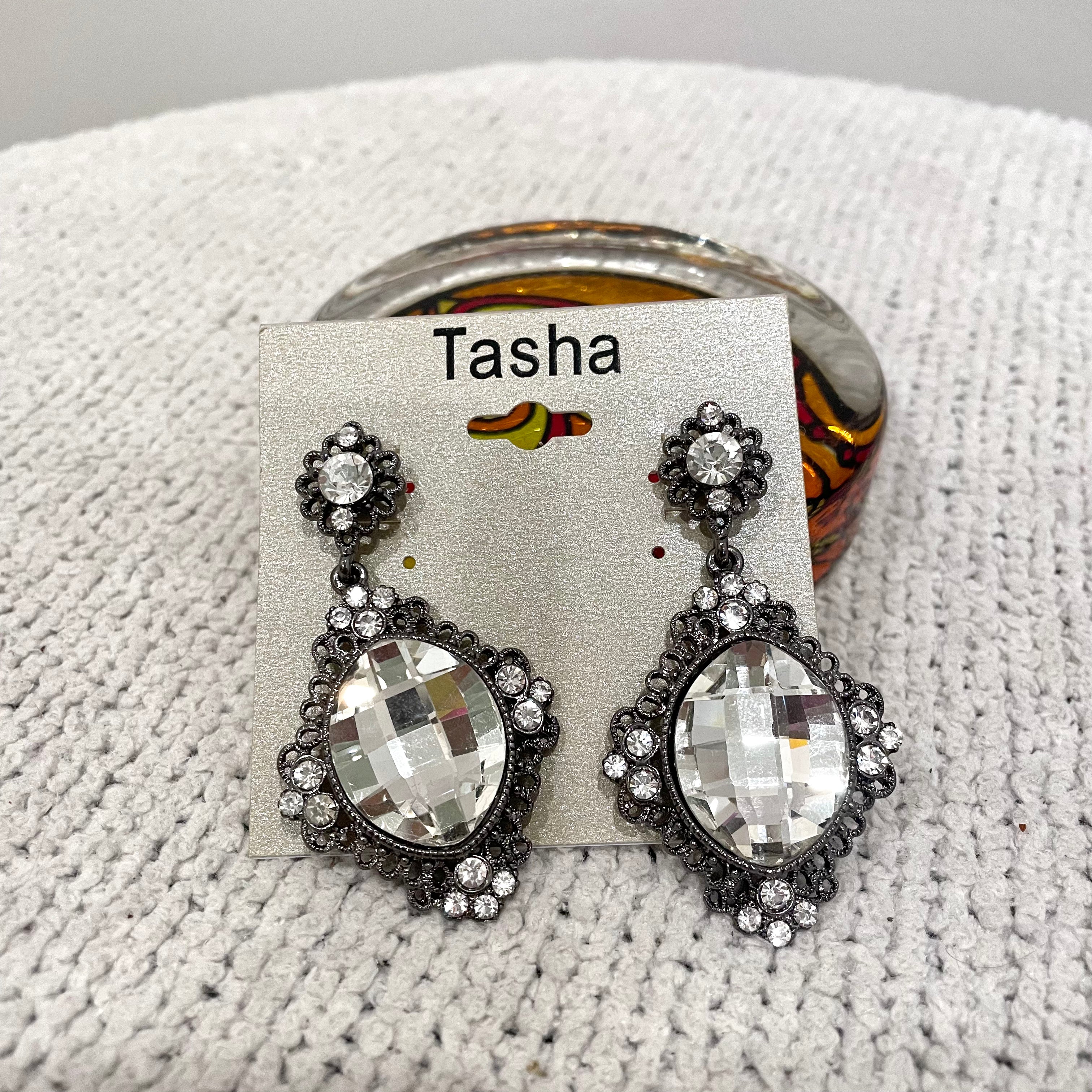 Large Crystal Earrings