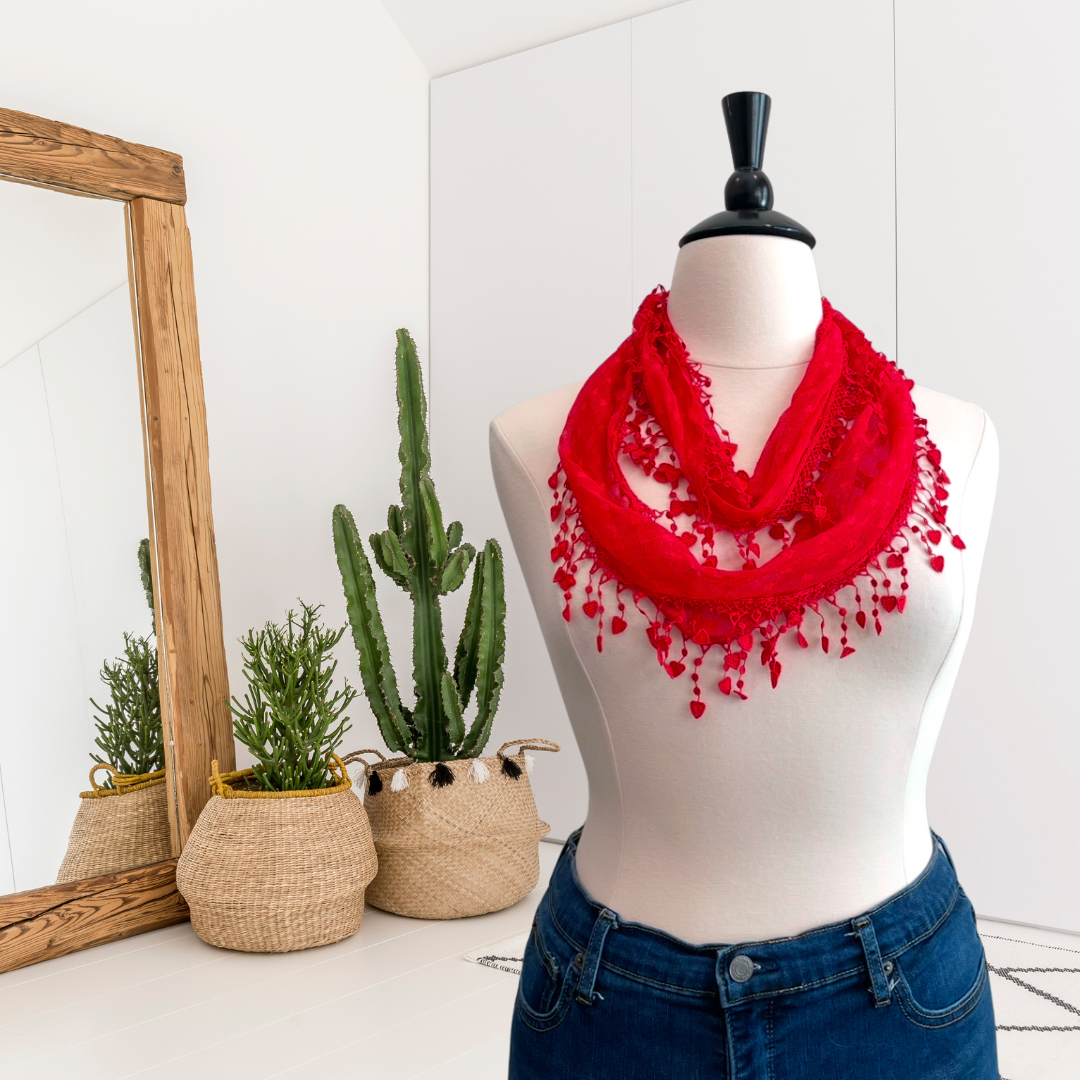 Heart Infinity Scarf