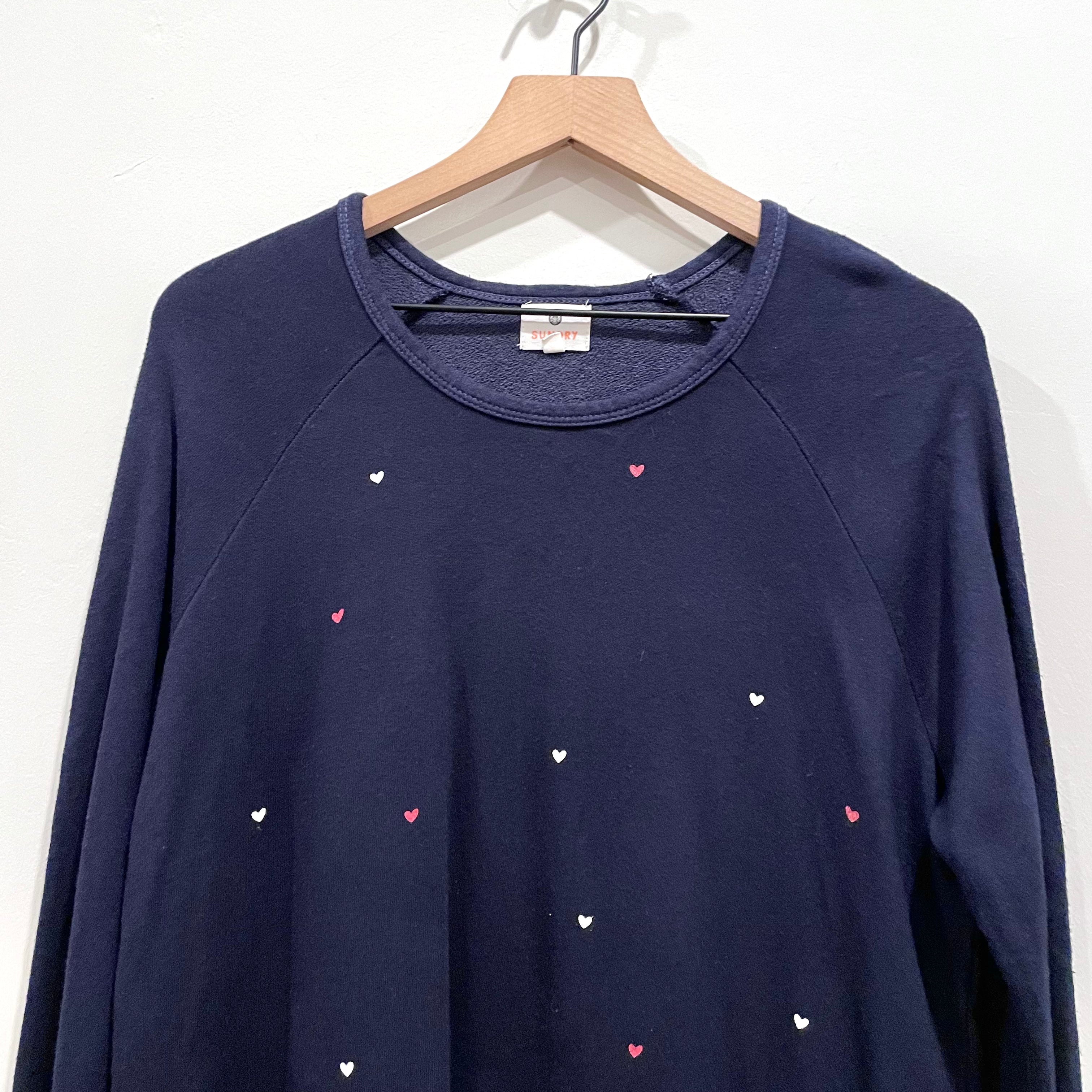 Heart Print Sweatshirt