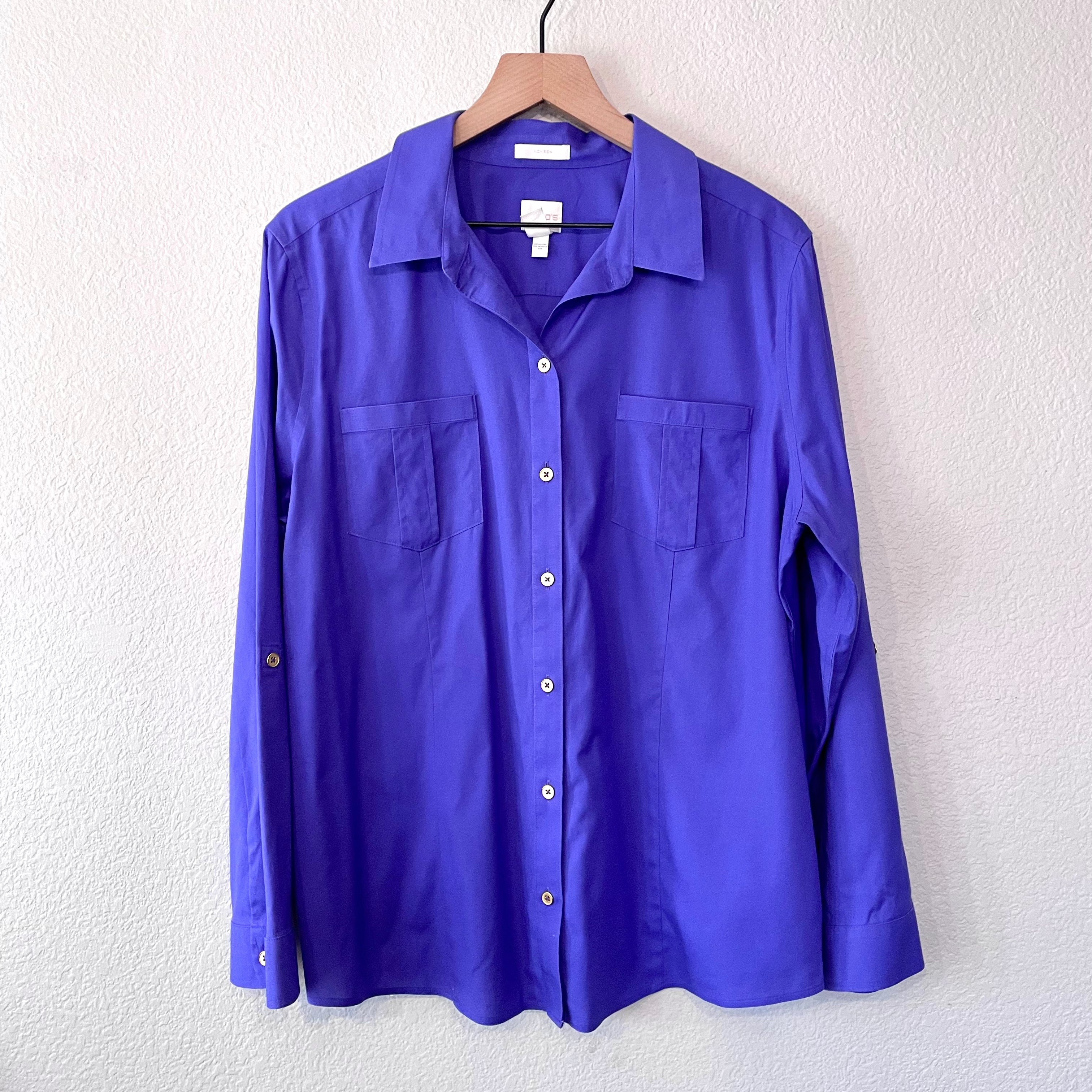 Chest Pocket Button Down Top