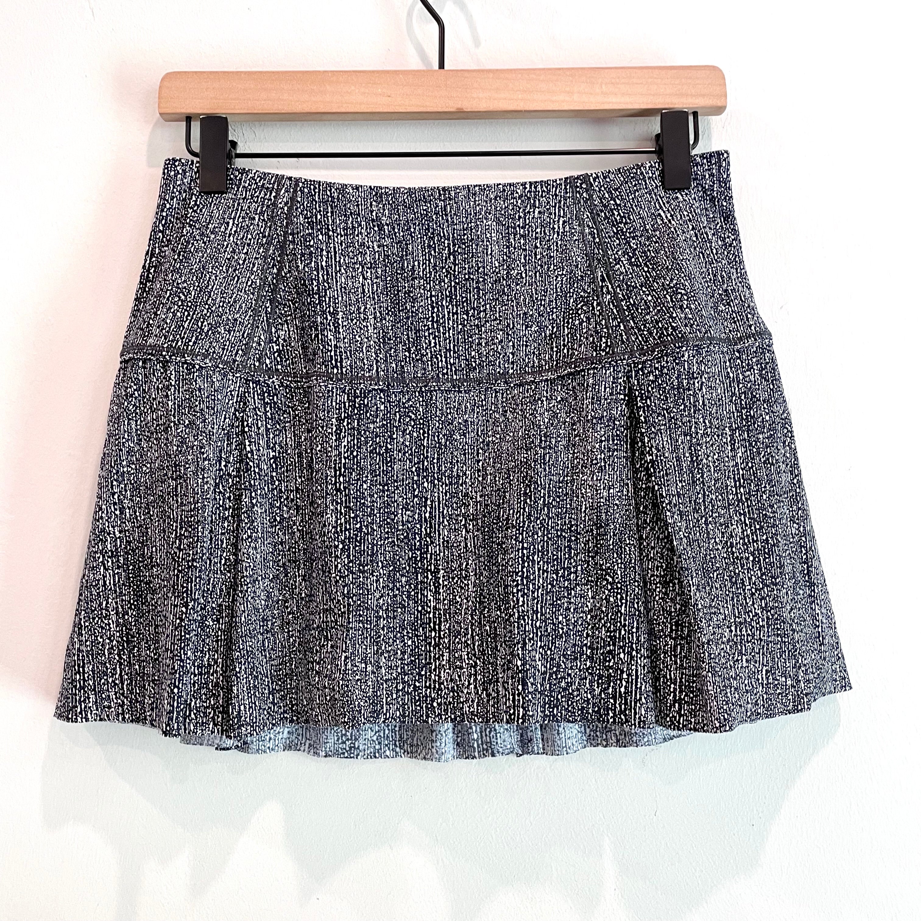 Pleated Shorts Lined Skort