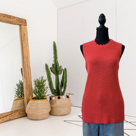 Sleeveless Sweater Vest