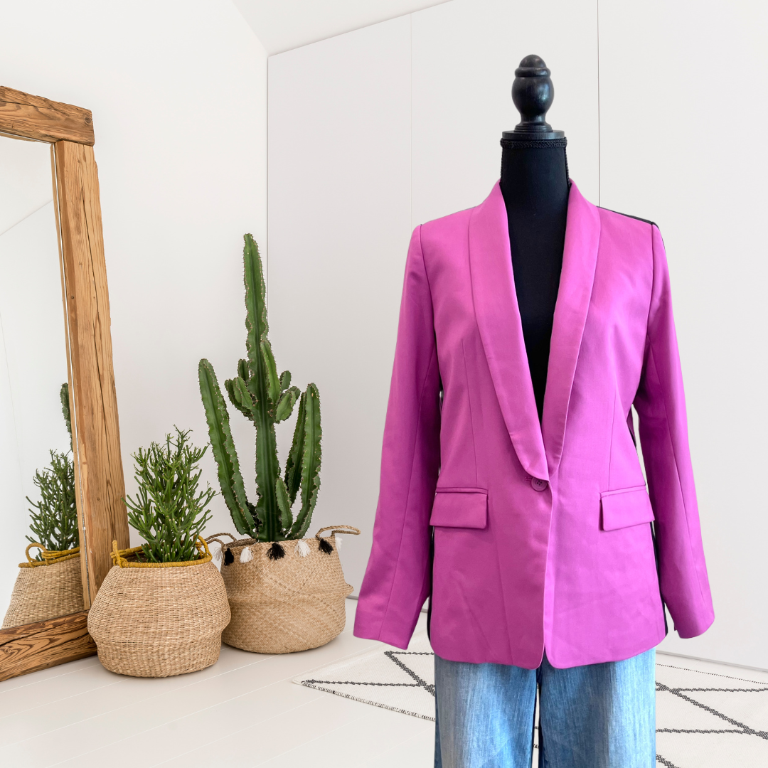 Colorblock Tux Blazer