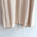 Tassel Trim Open Front Cardigan Vest-14
