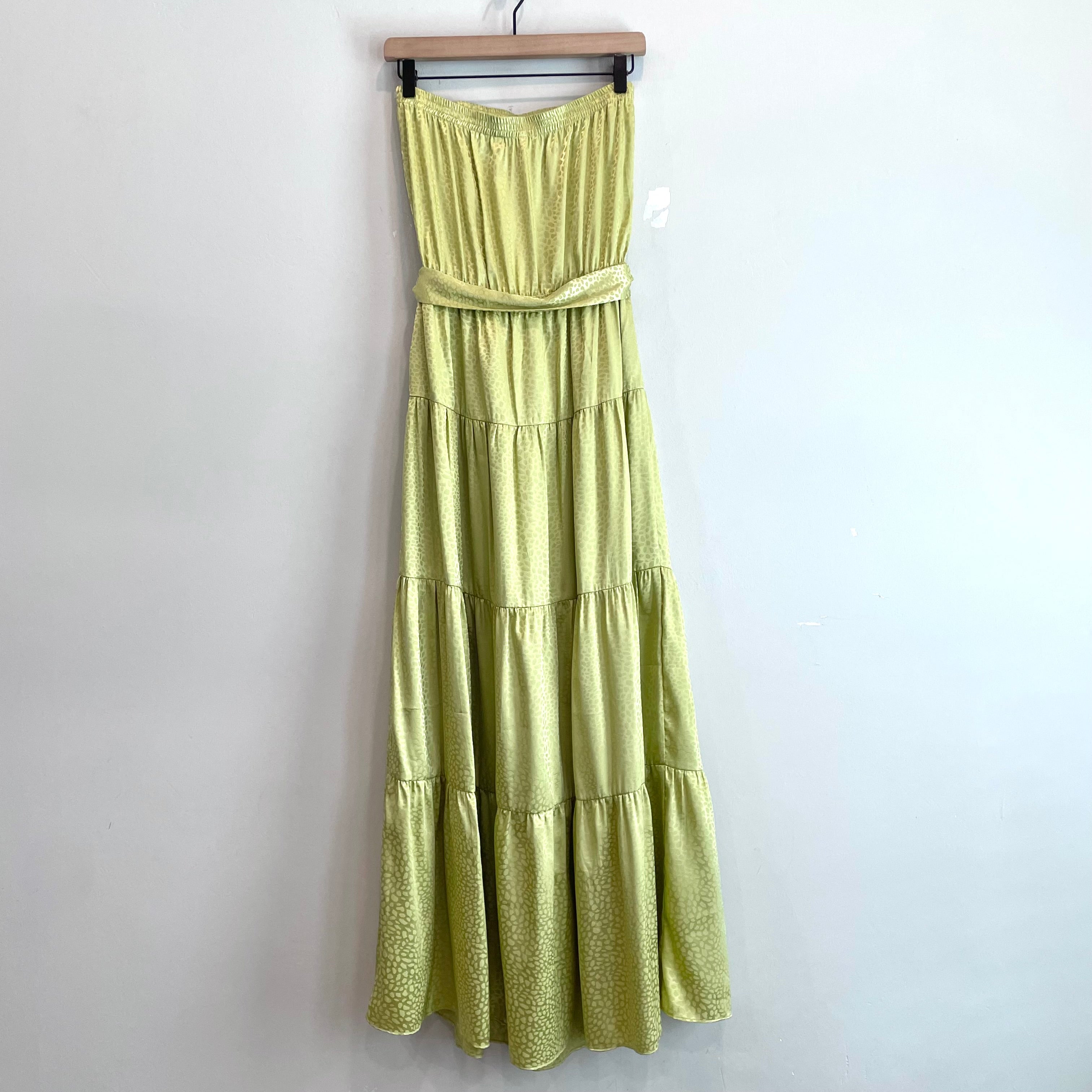 Strapless Tiered Maxi Dress