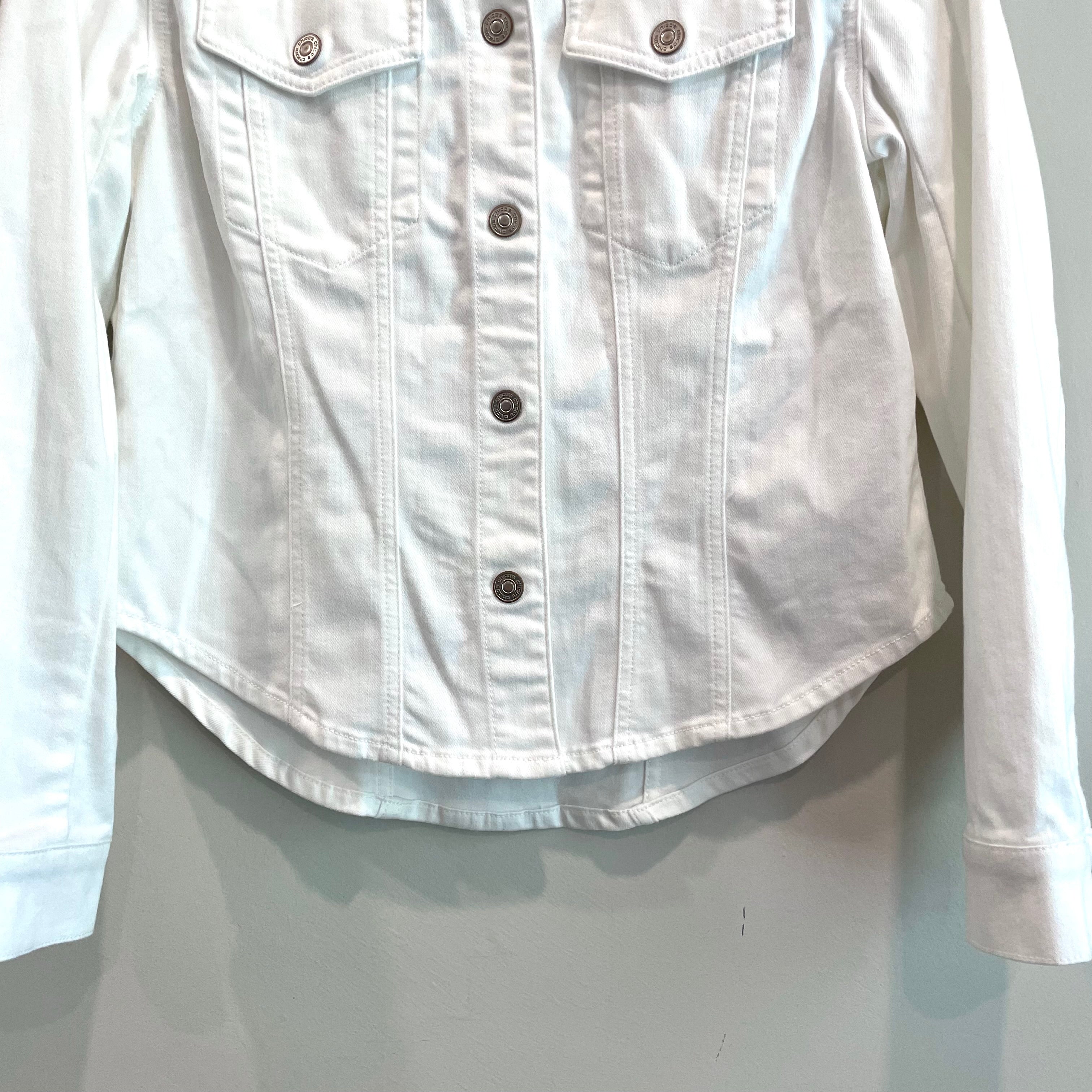 Snap Button Denim Shirt Jacket