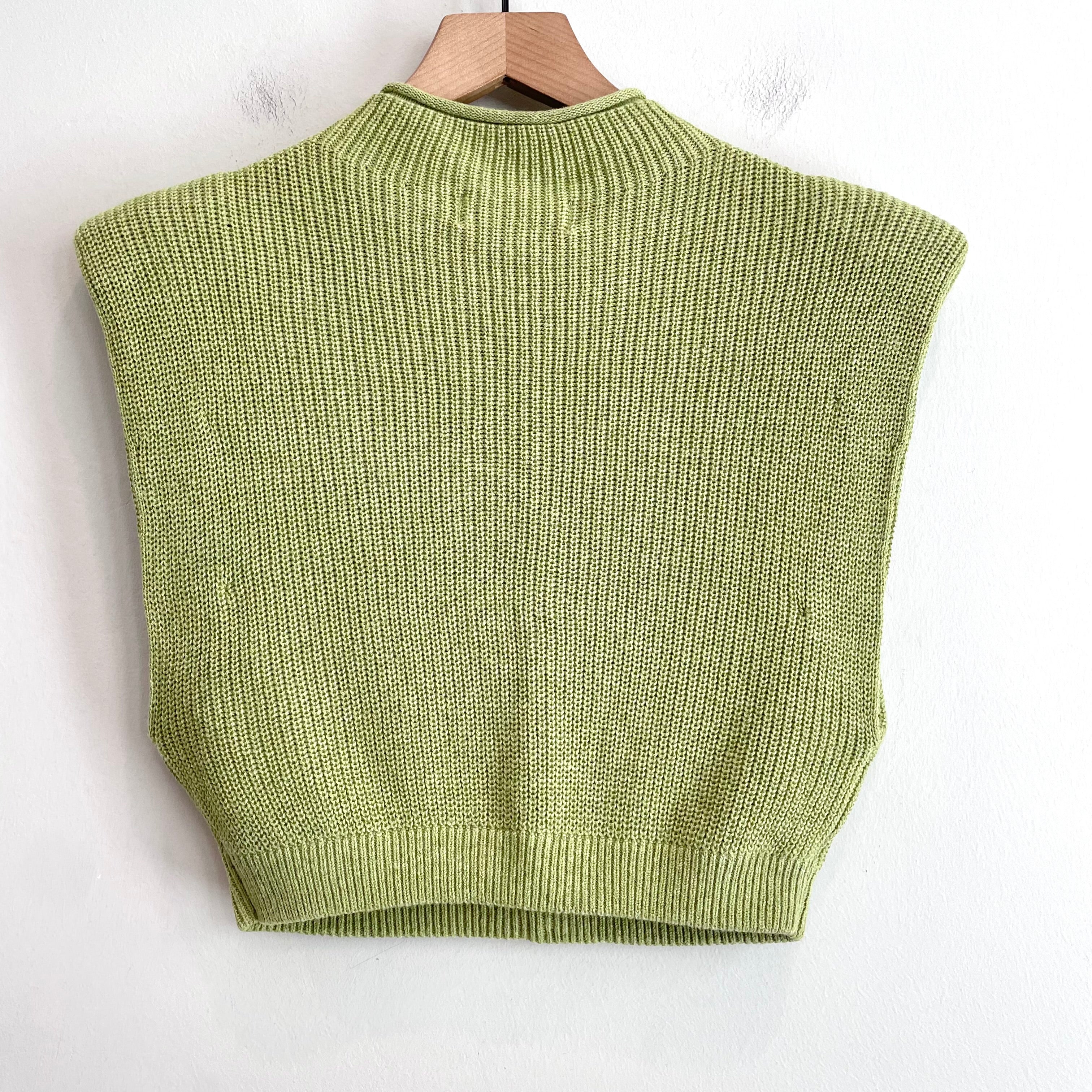 Cap Sleeve Knit Sweater