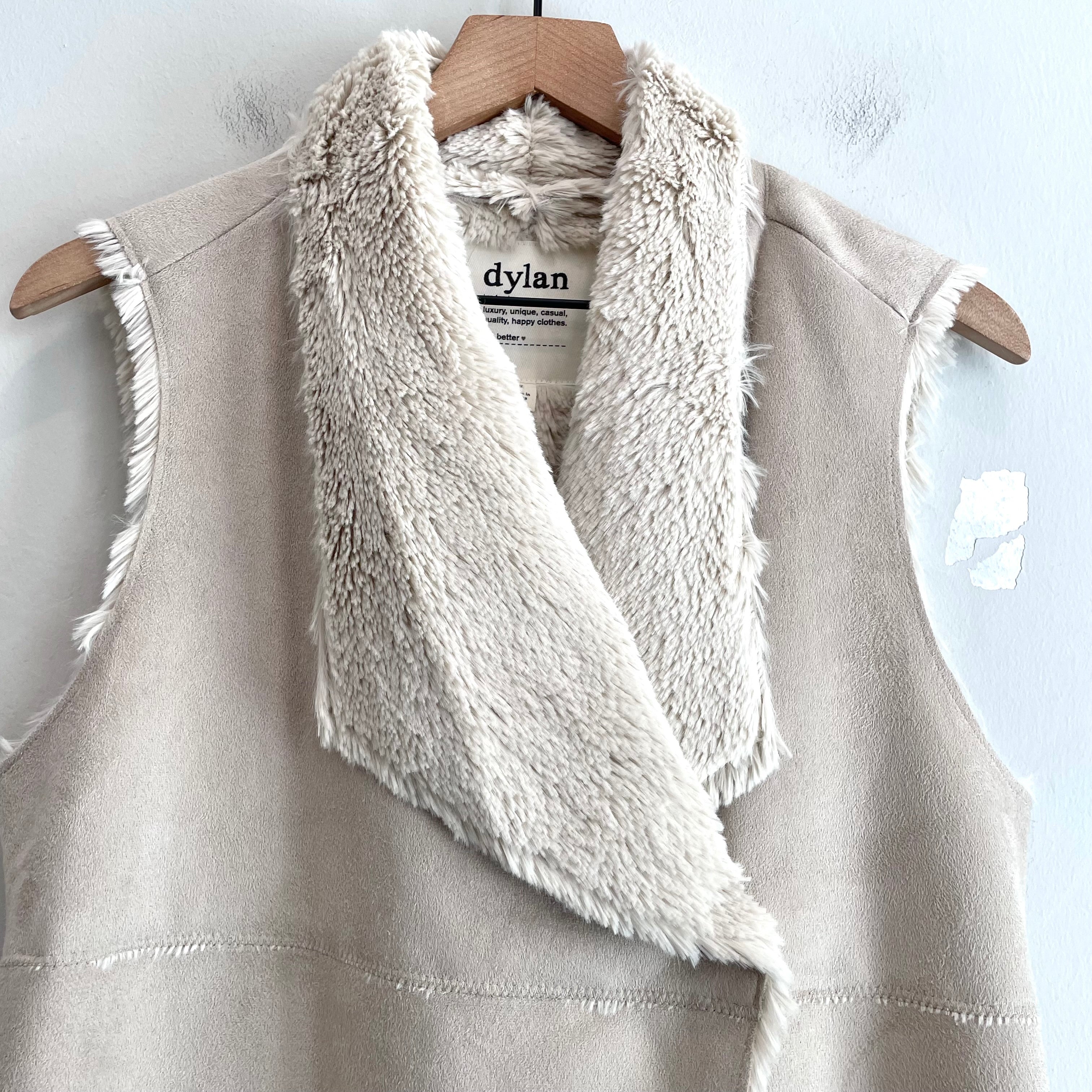 Faux Fur Lined Vest Jacket